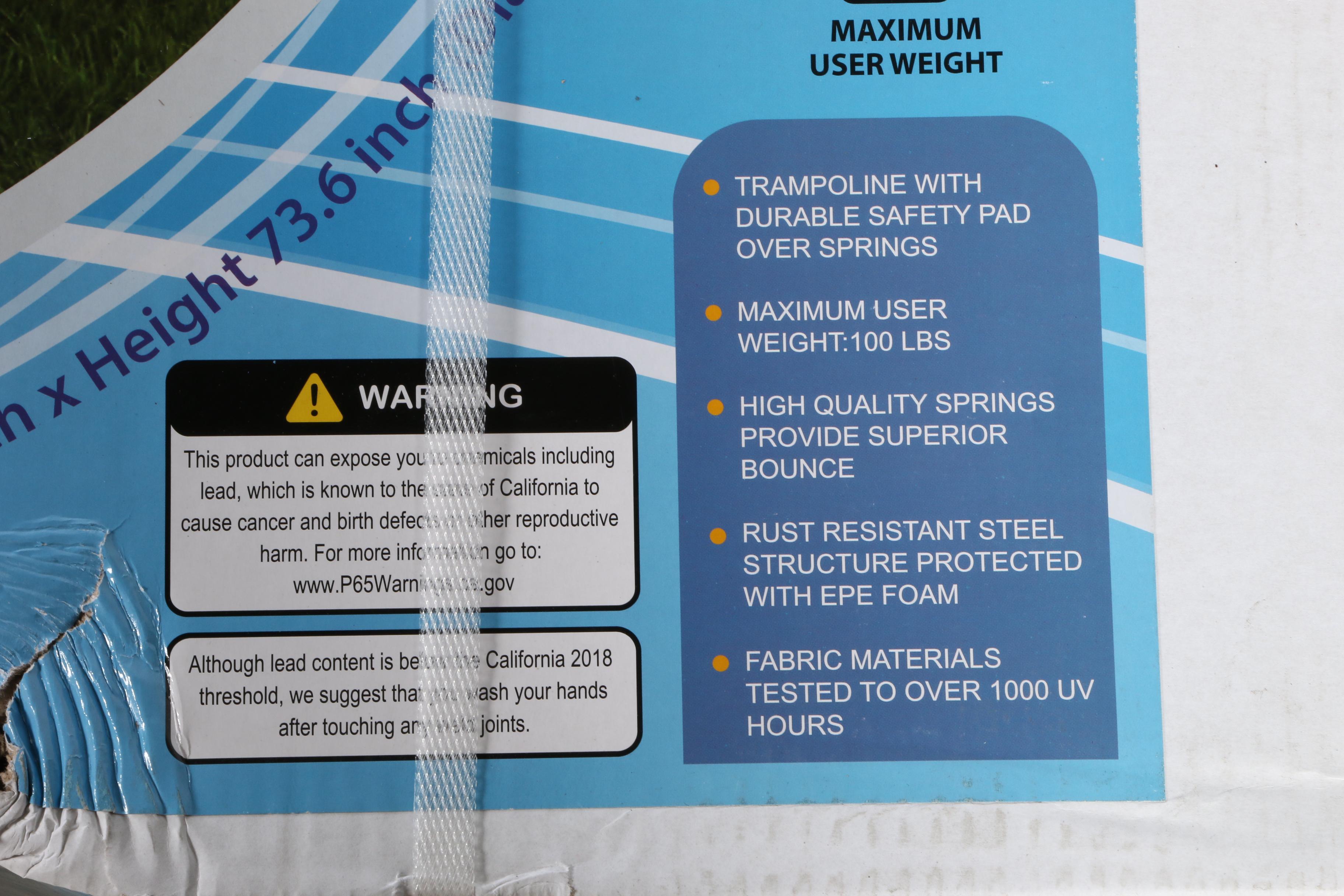 Bounce Pro 7ft "My First Trampoline" with Net Enclosure