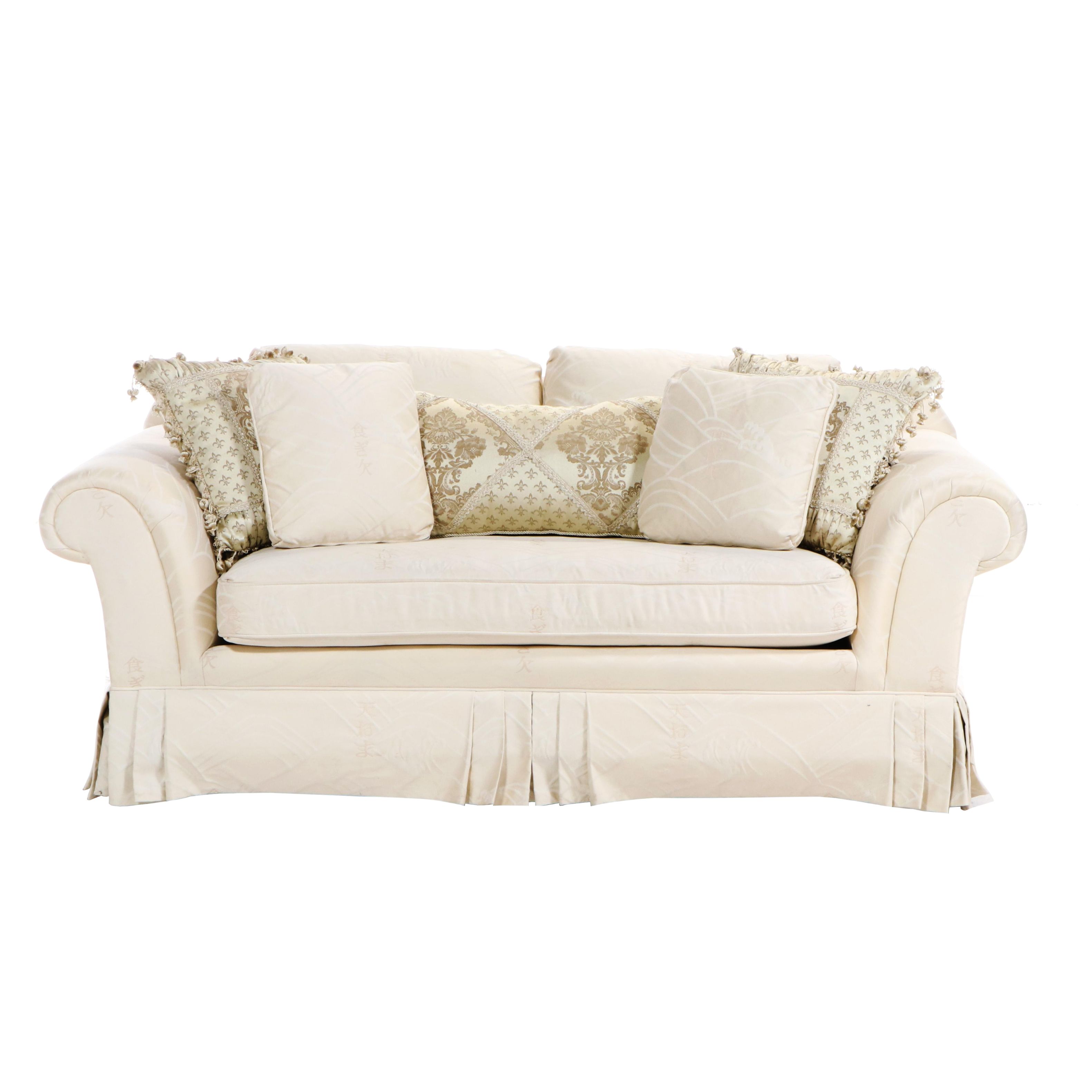 Century Furniture Chinoiserie-Upholstered Loveseat