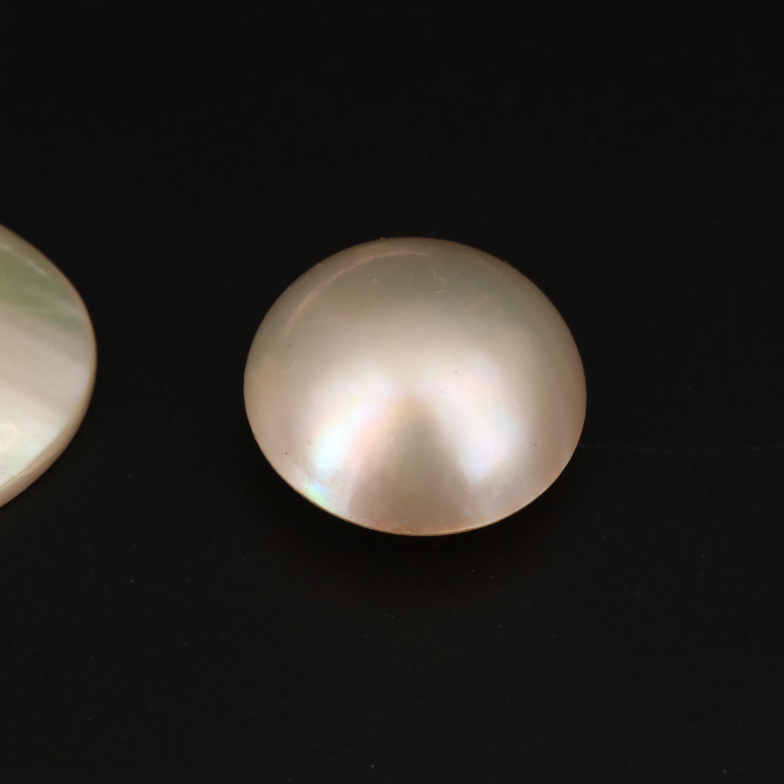 Loose Round and Mabé Pearls