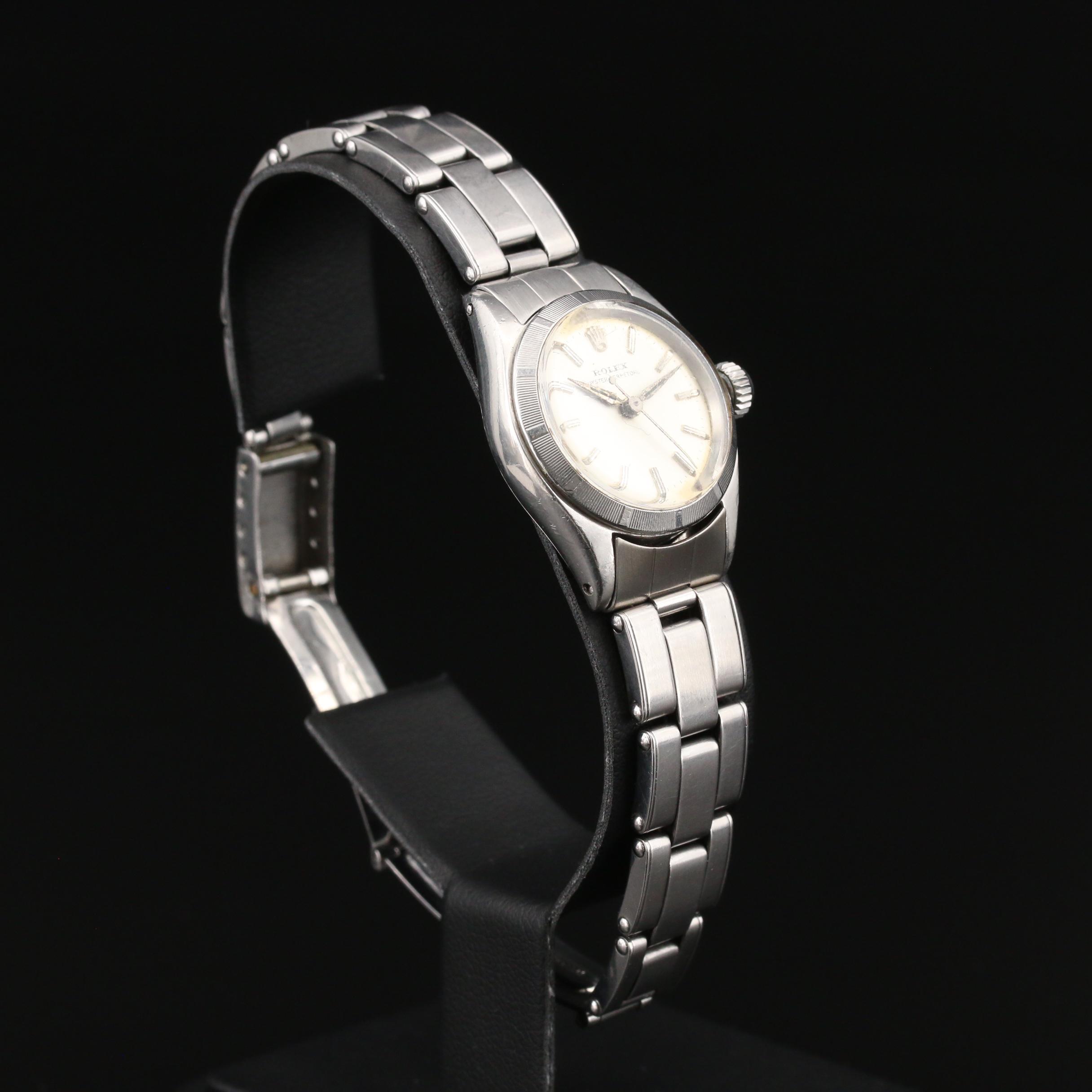 Vintage Rolex Oyster Perpetual Stainless Steel Watch