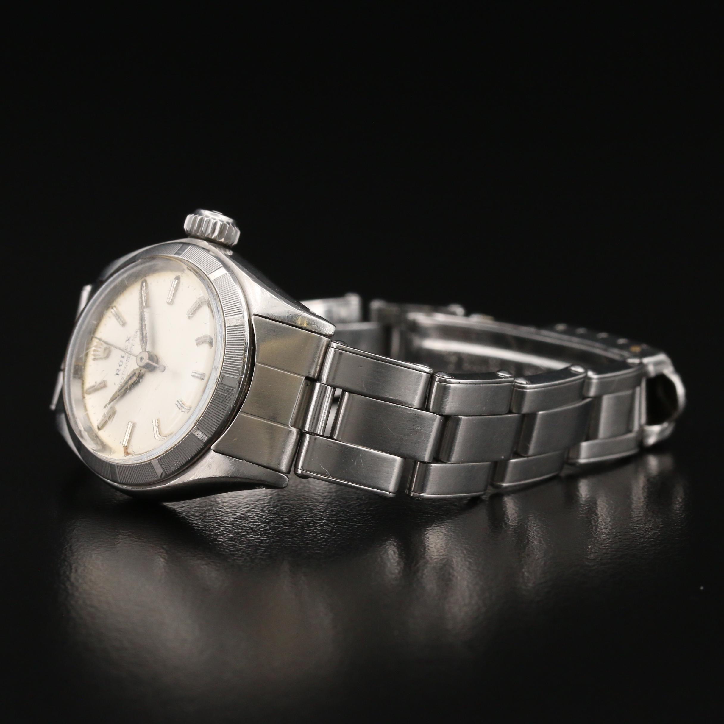 Vintage Rolex Oyster Perpetual Stainless Steel Watch