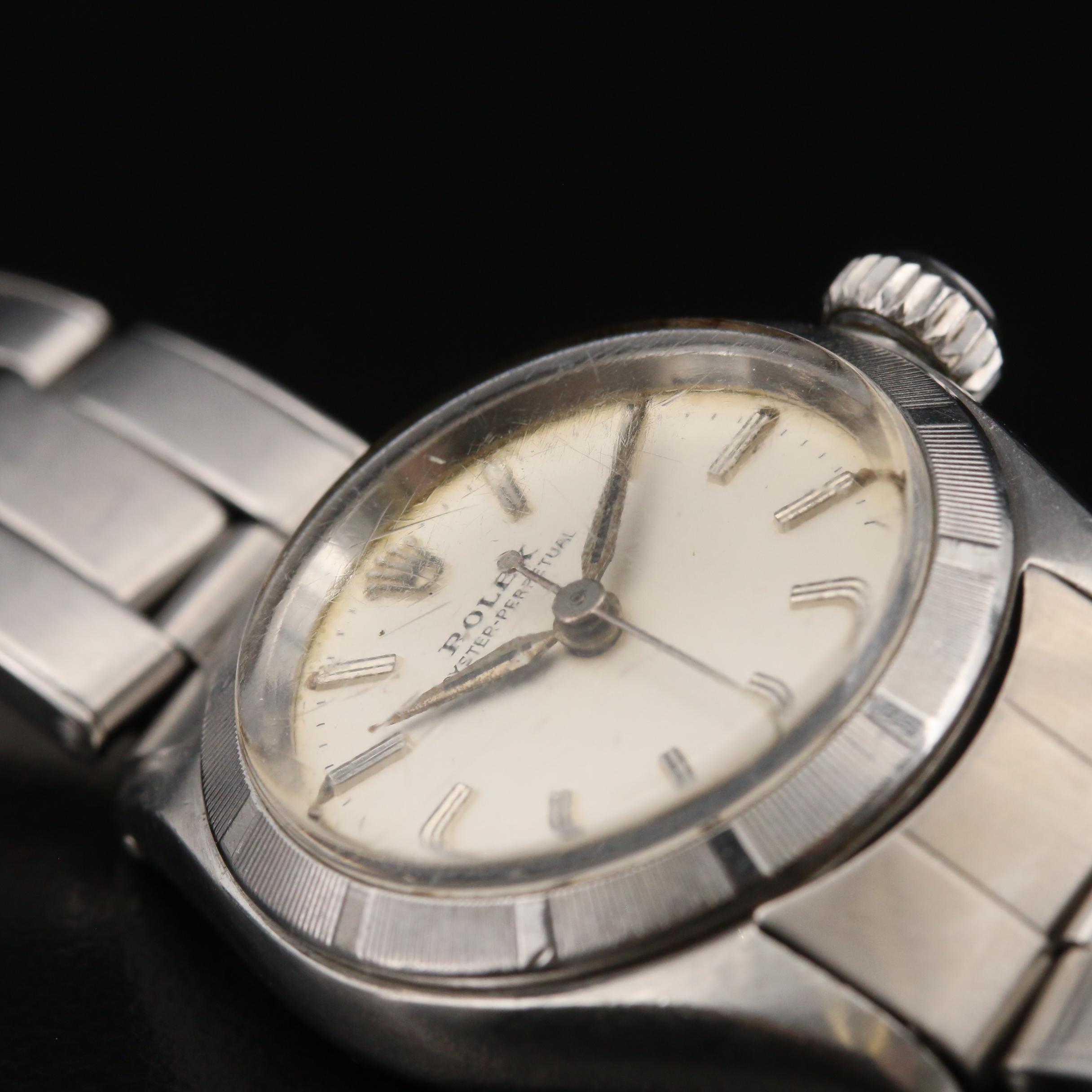 Vintage Rolex Oyster Perpetual Stainless Steel Watch