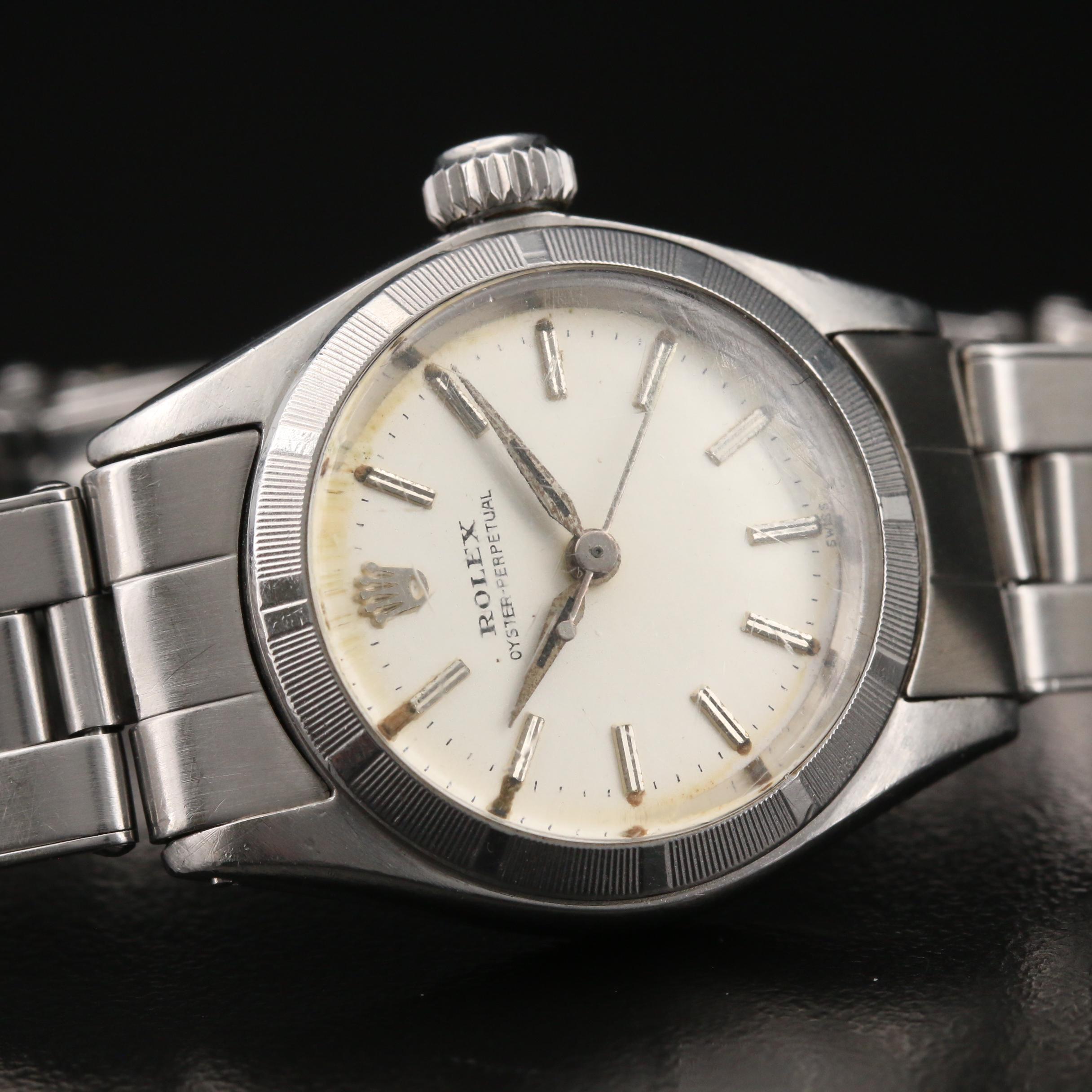 Vintage Rolex Oyster Perpetual Stainless Steel Watch