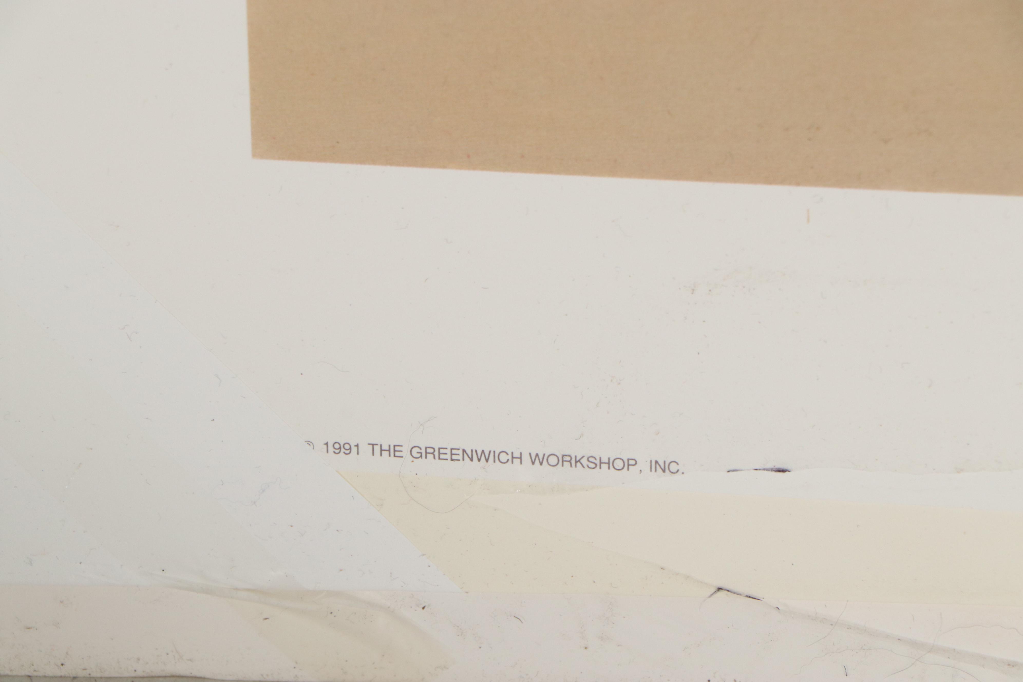 James Bama Offset Lithograph of Native American "Ceremonial Lance"