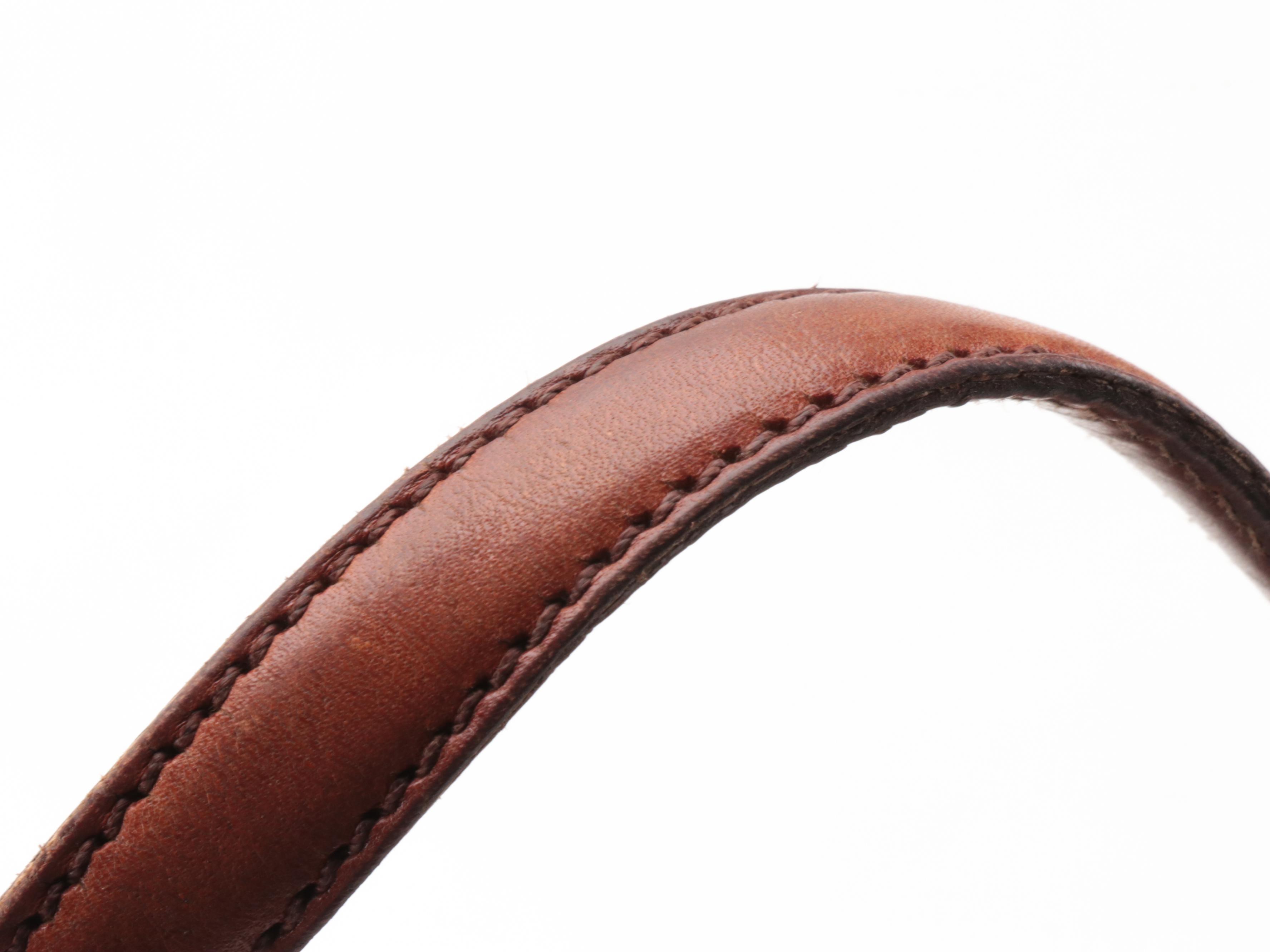 Prada Bowler Bag in Brown Vitello England Leather