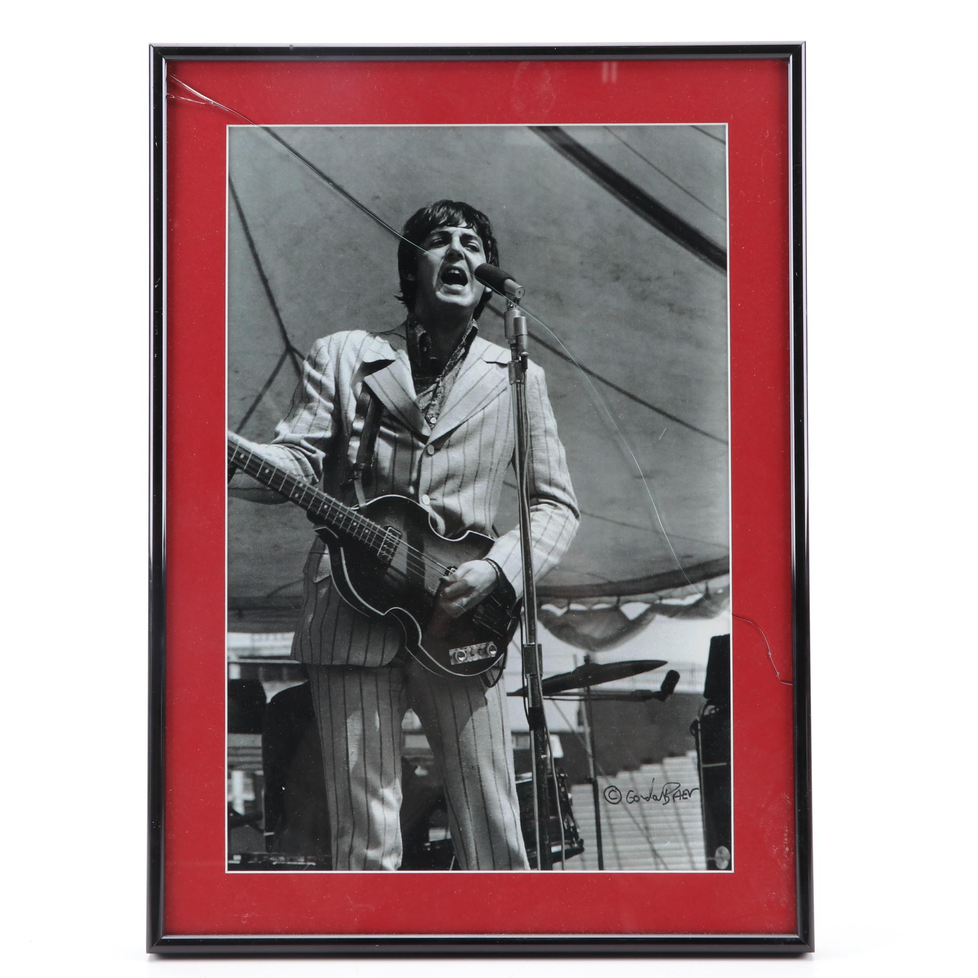 Gordon Baer Individual Pictures of "The Beatles" at Crosley Field in Cincinnati