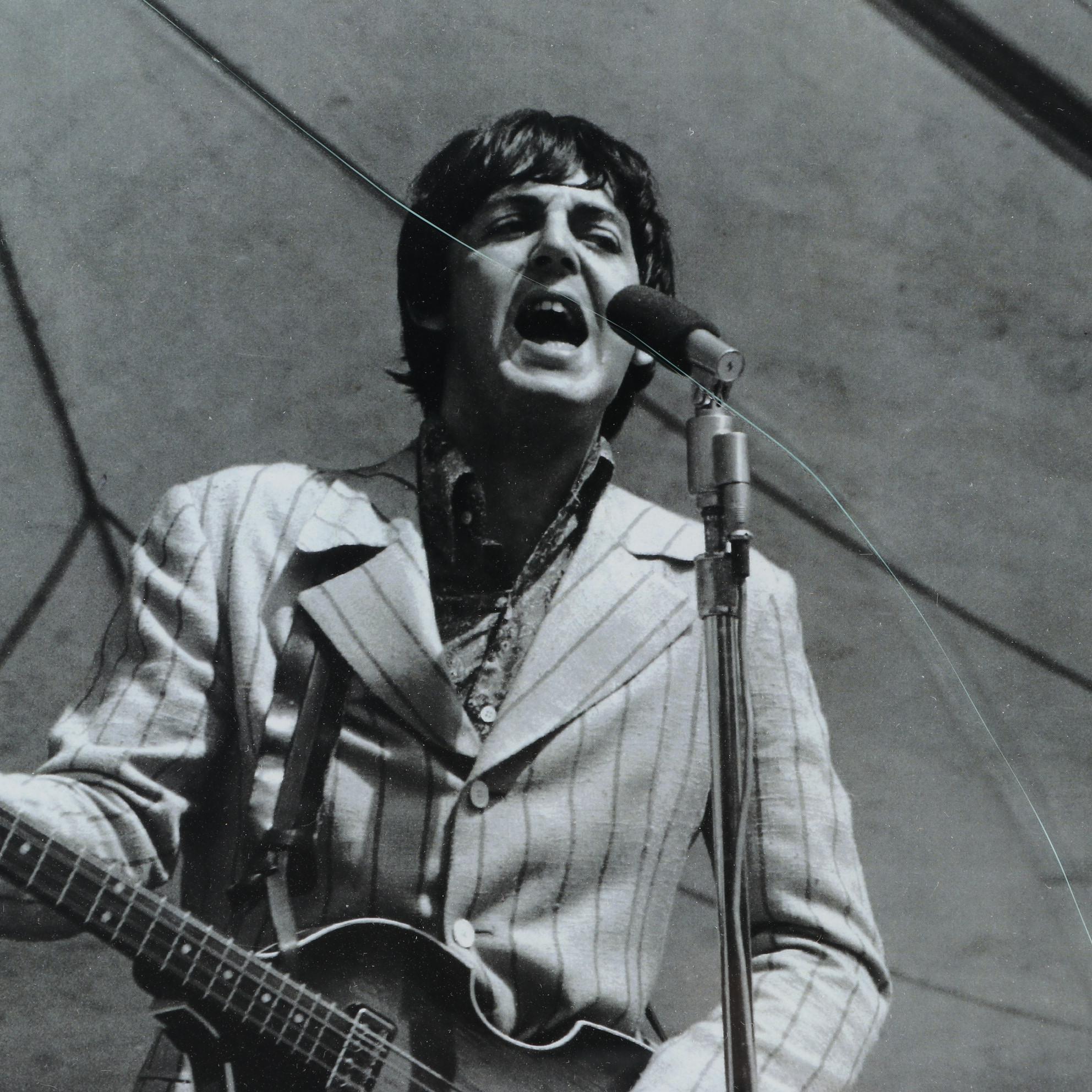 Gordon Baer Individual Pictures of "The Beatles" at Crosley Field in Cincinnati