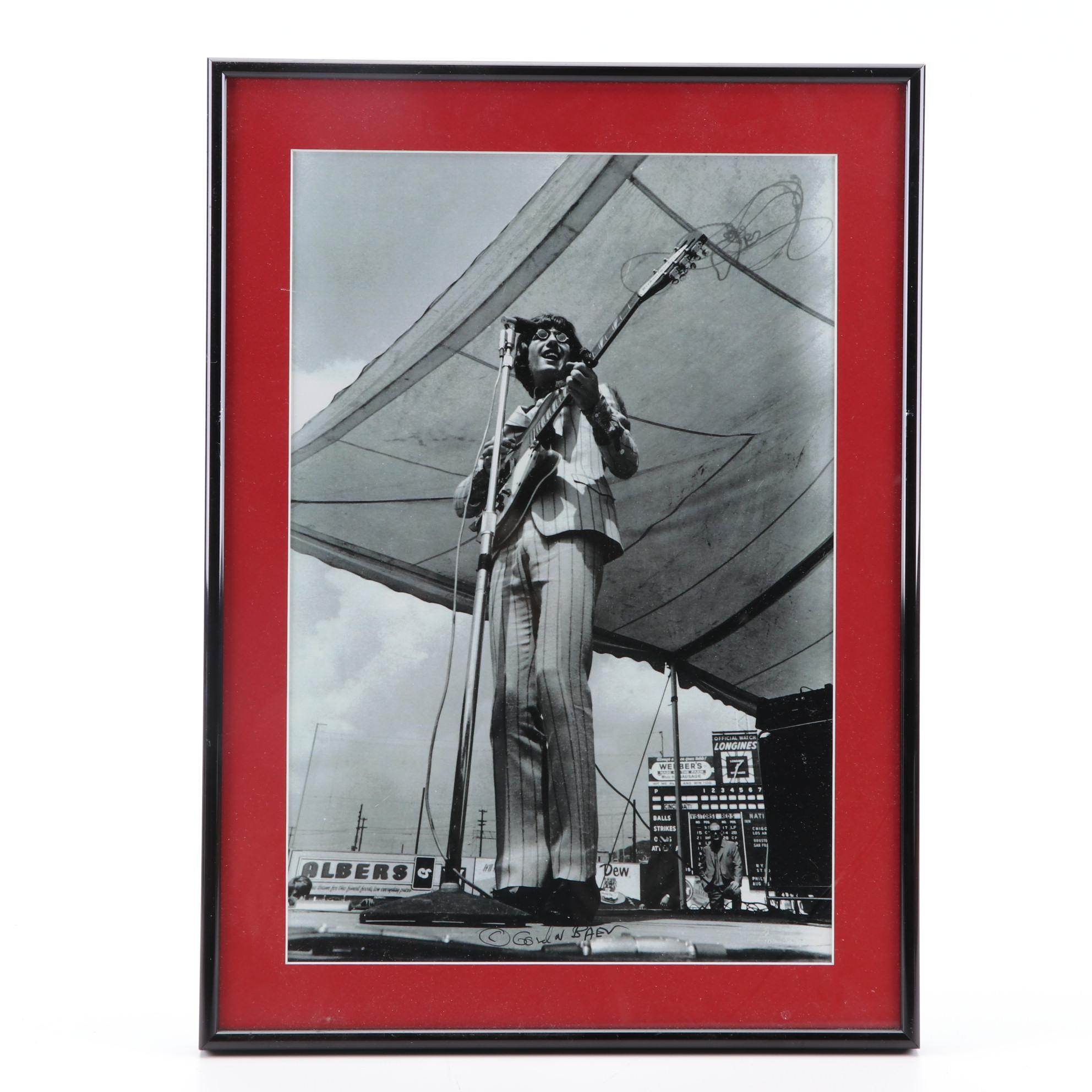 Gordon Baer Individual Pictures of "The Beatles" at Crosley Field in Cincinnati