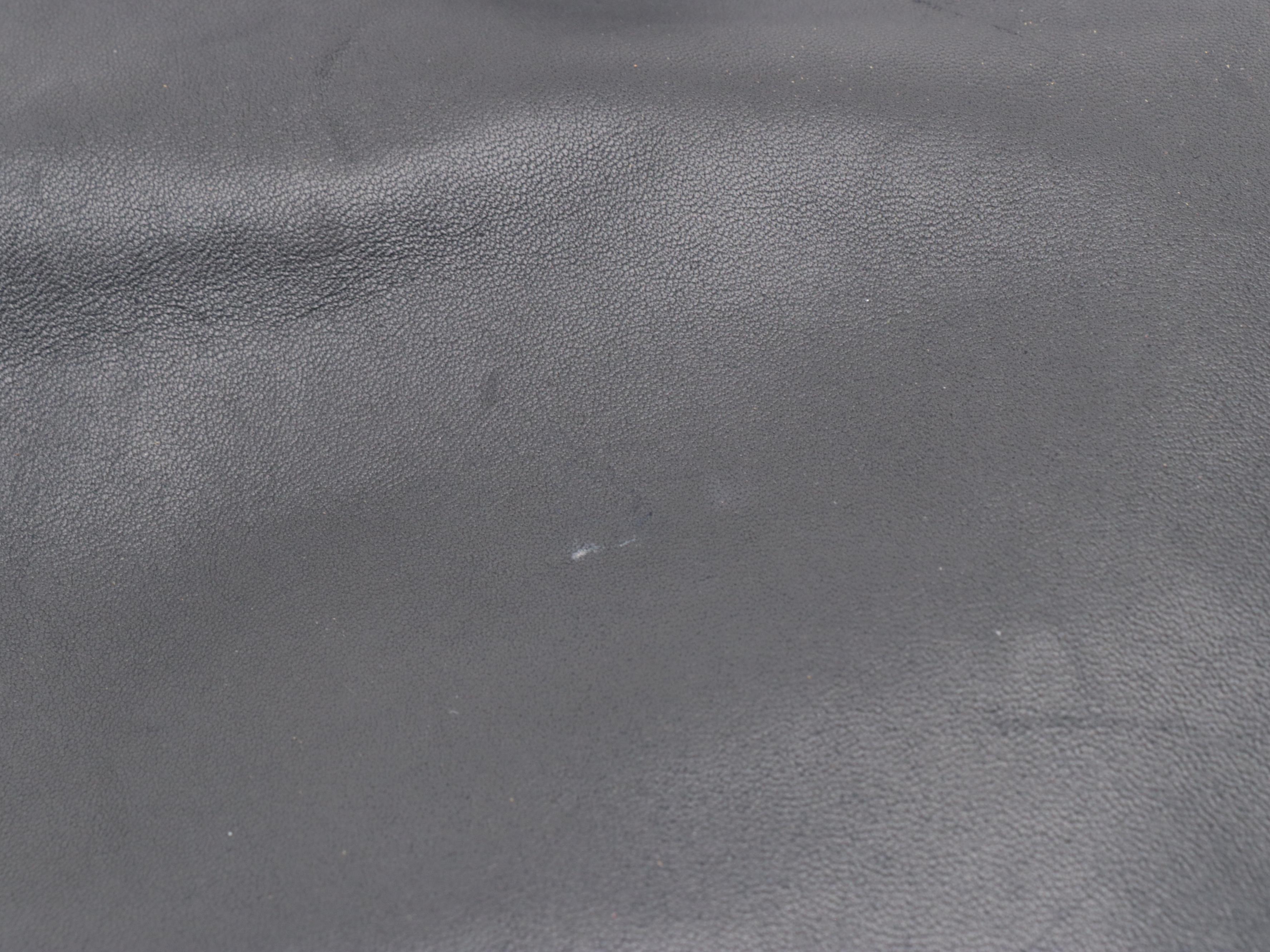 Prada Locking Shoulder Tote in Nero Daino Leather