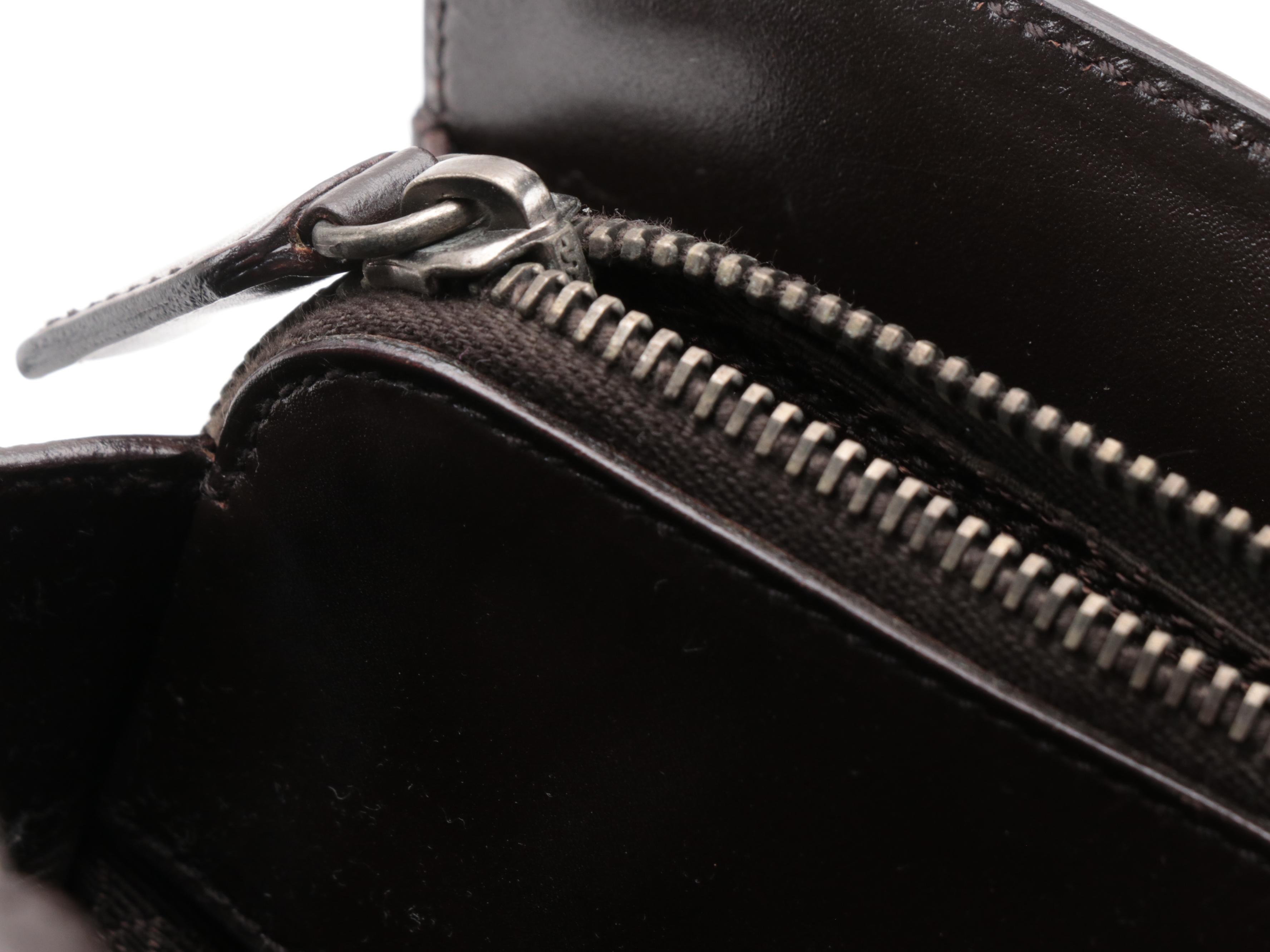 Prada Dark Brown Leather Shoulder Tote