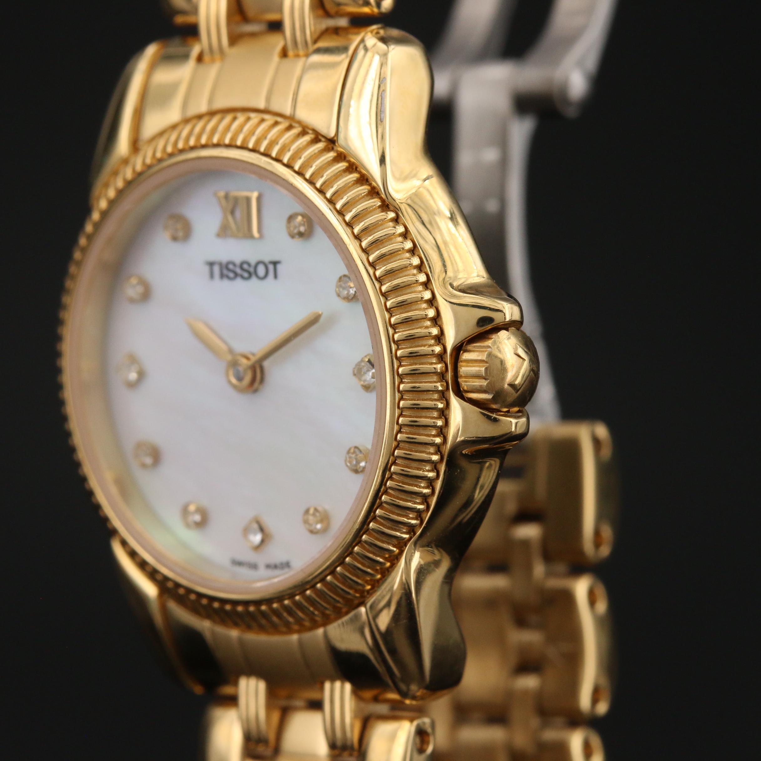 Swiss Tissot Mother of Pearl Dial Watch