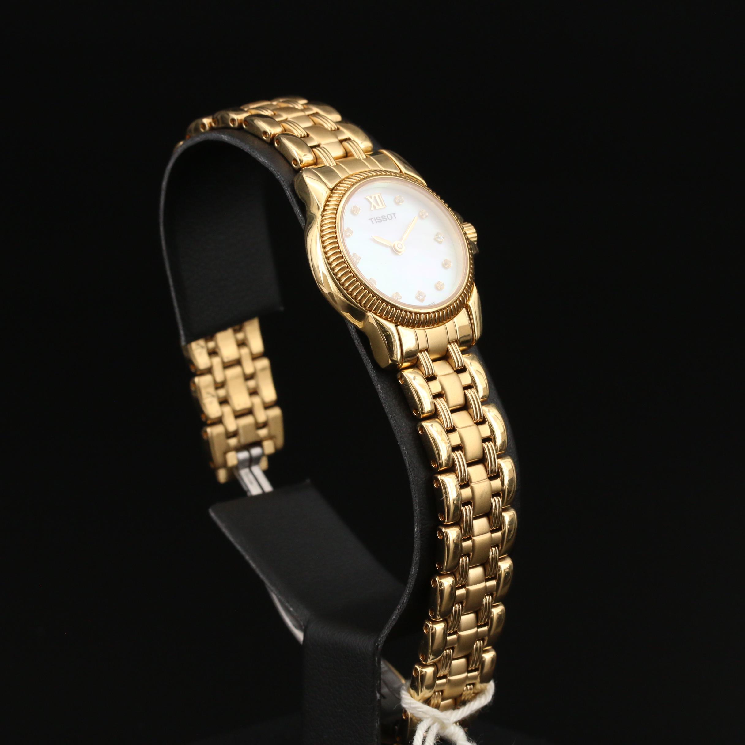 Swiss Tissot Mother of Pearl Dial Watch