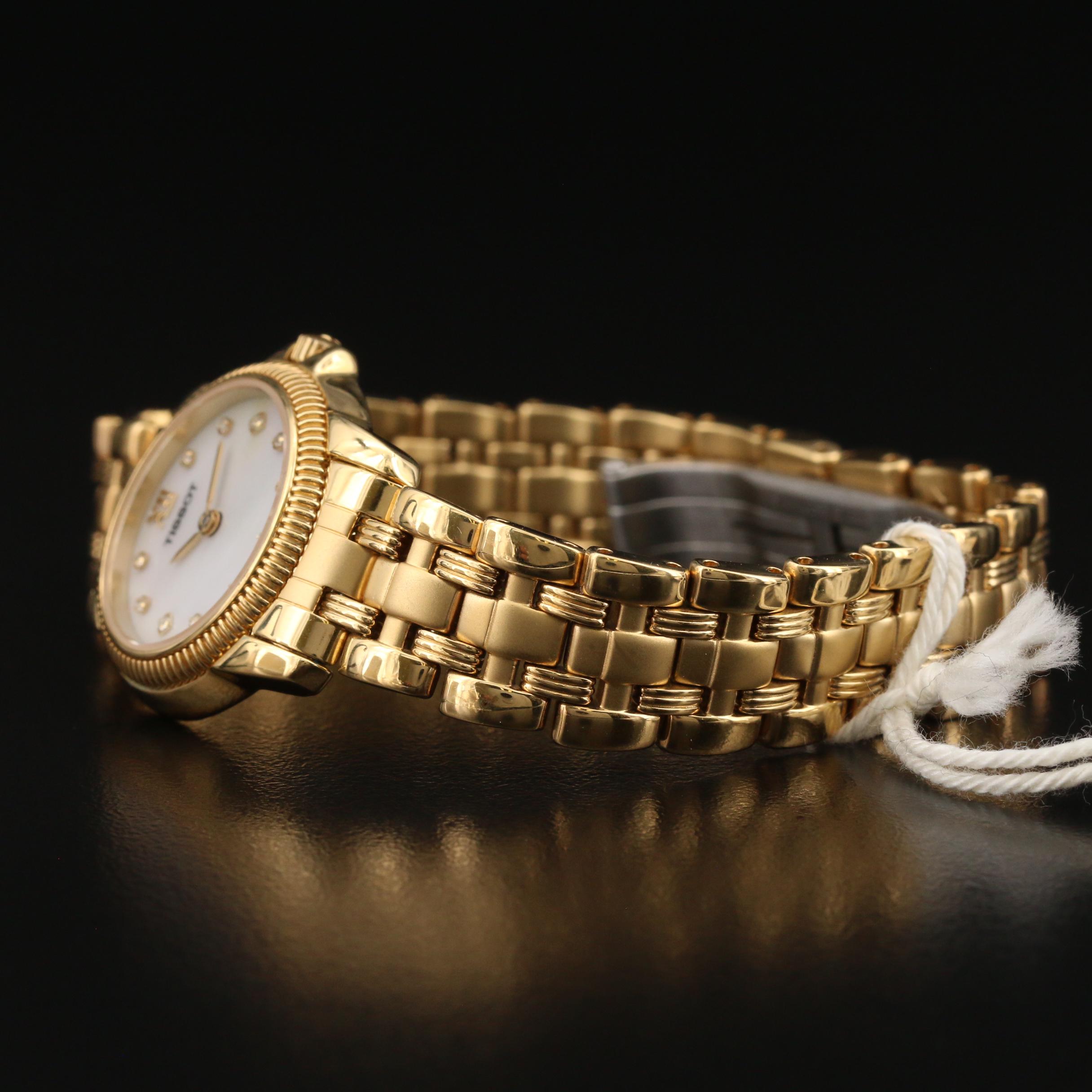 Swiss Tissot Mother of Pearl Dial Watch