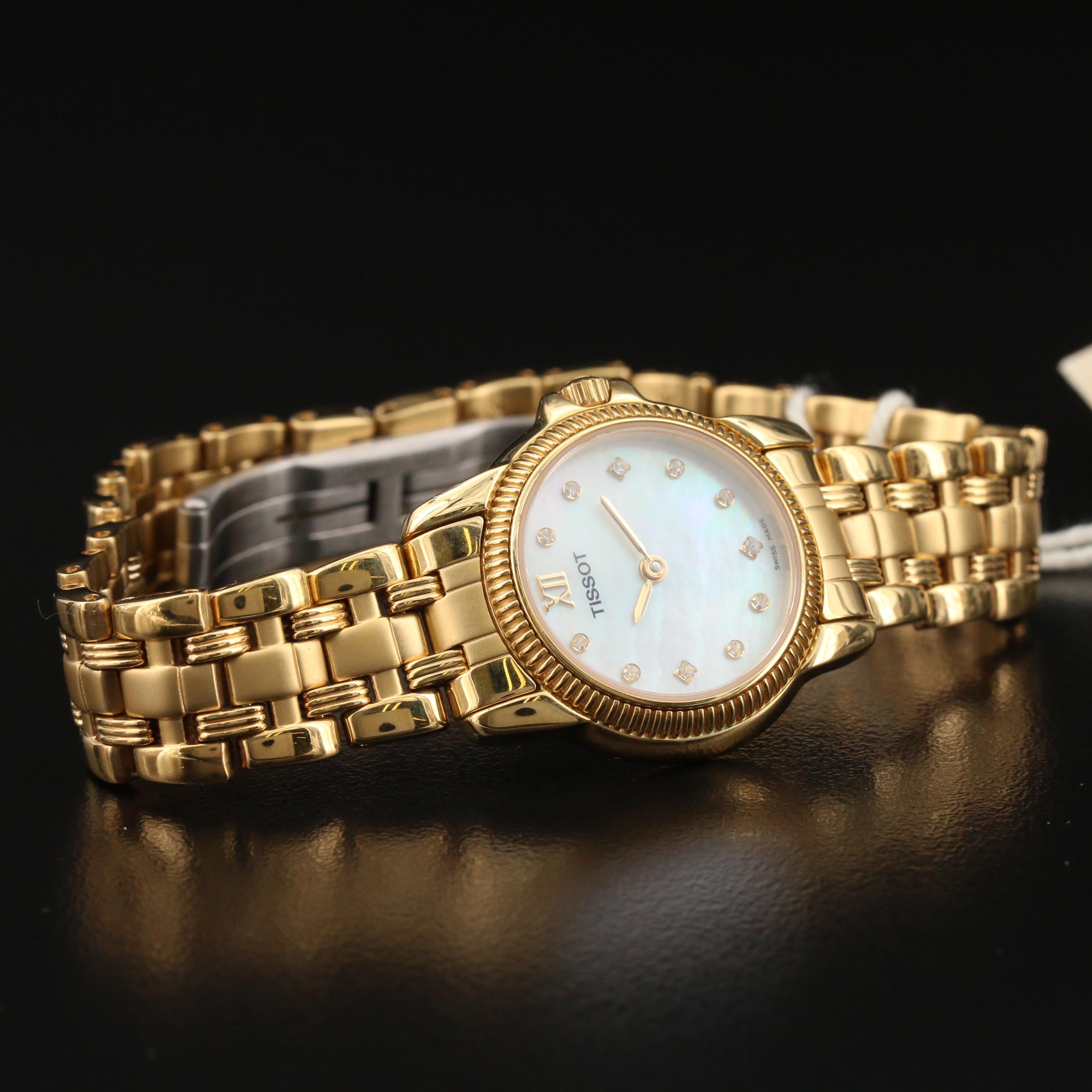 Swiss Tissot Mother of Pearl Dial Watch