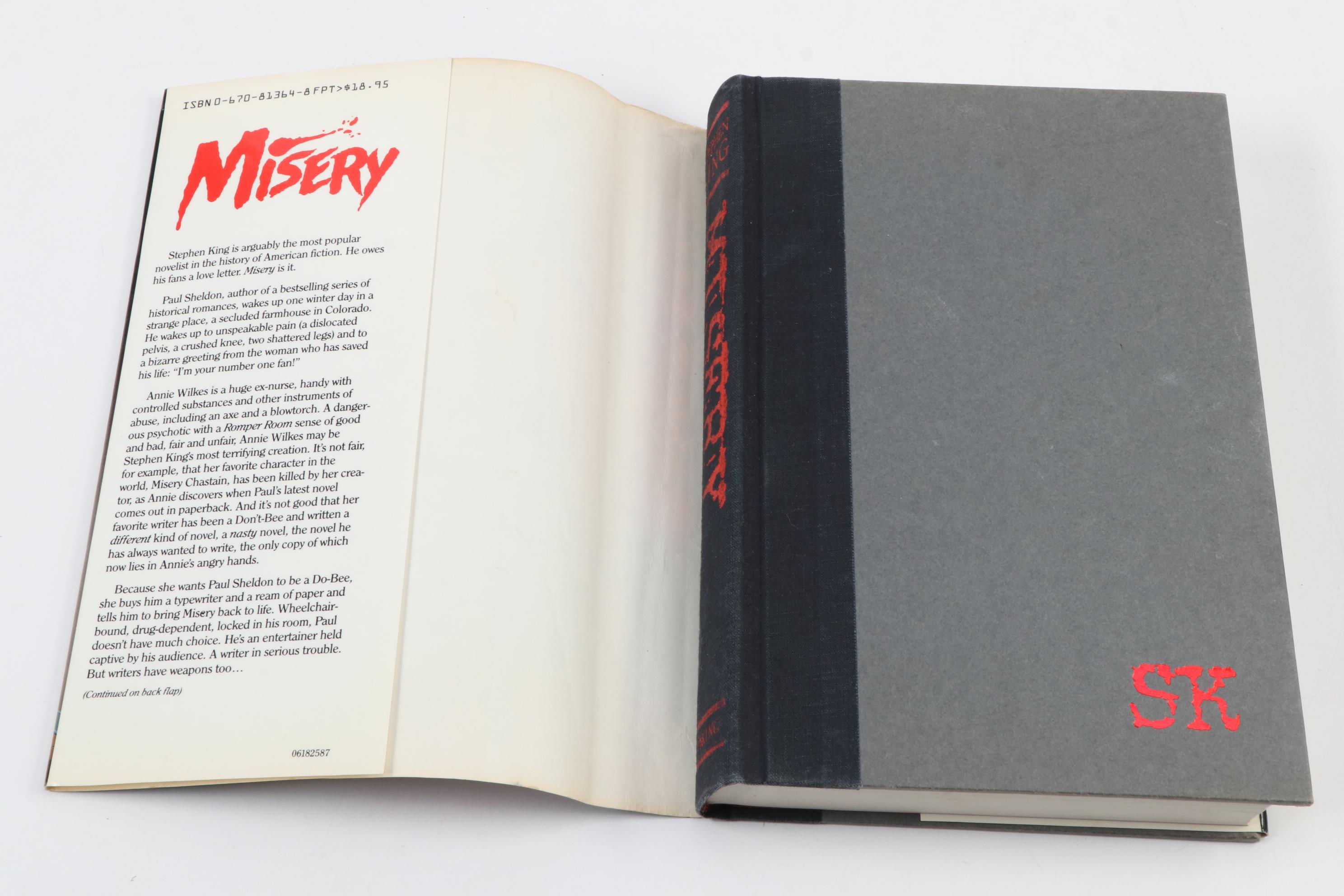 First Editions "IT" and "Misery" by Stephen King