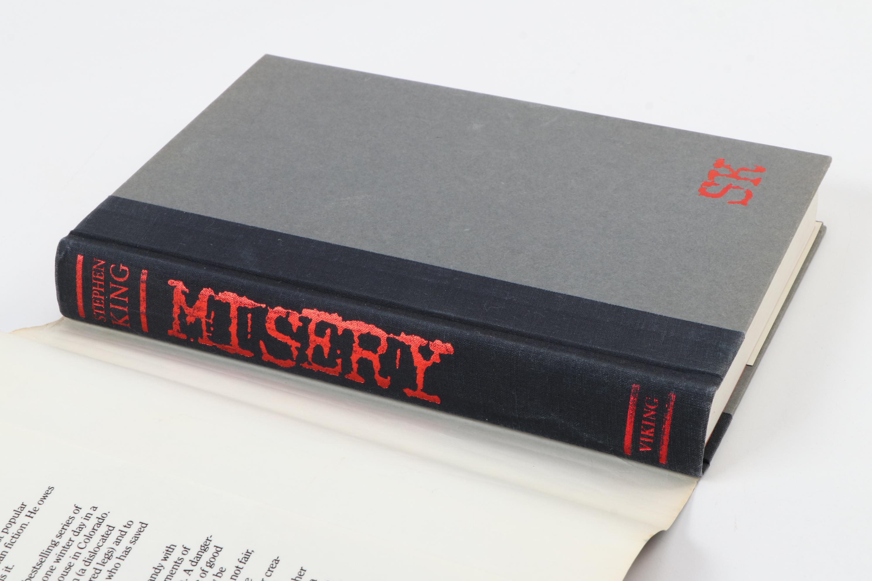 First Editions "IT" and "Misery" by Stephen King