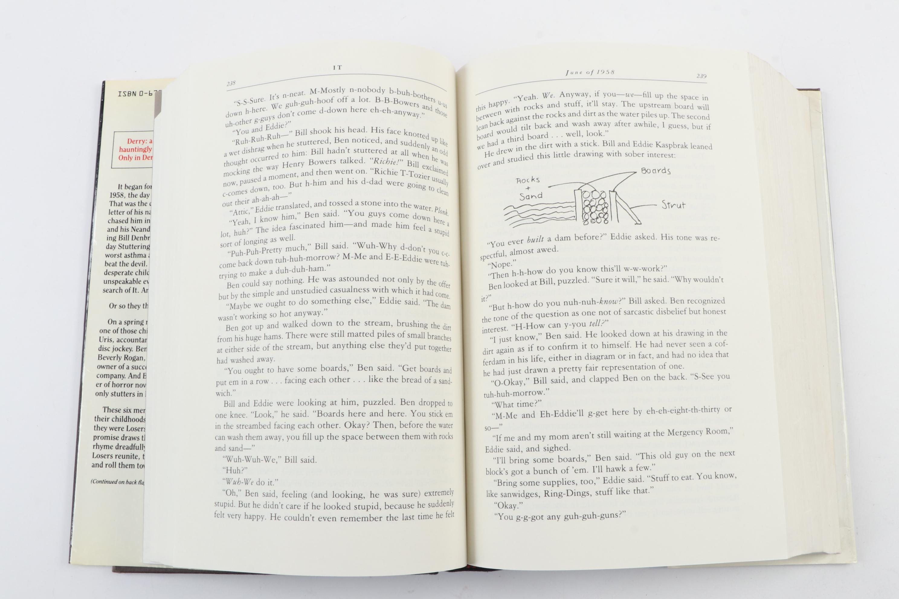 First Editions "IT" and "Misery" by Stephen King