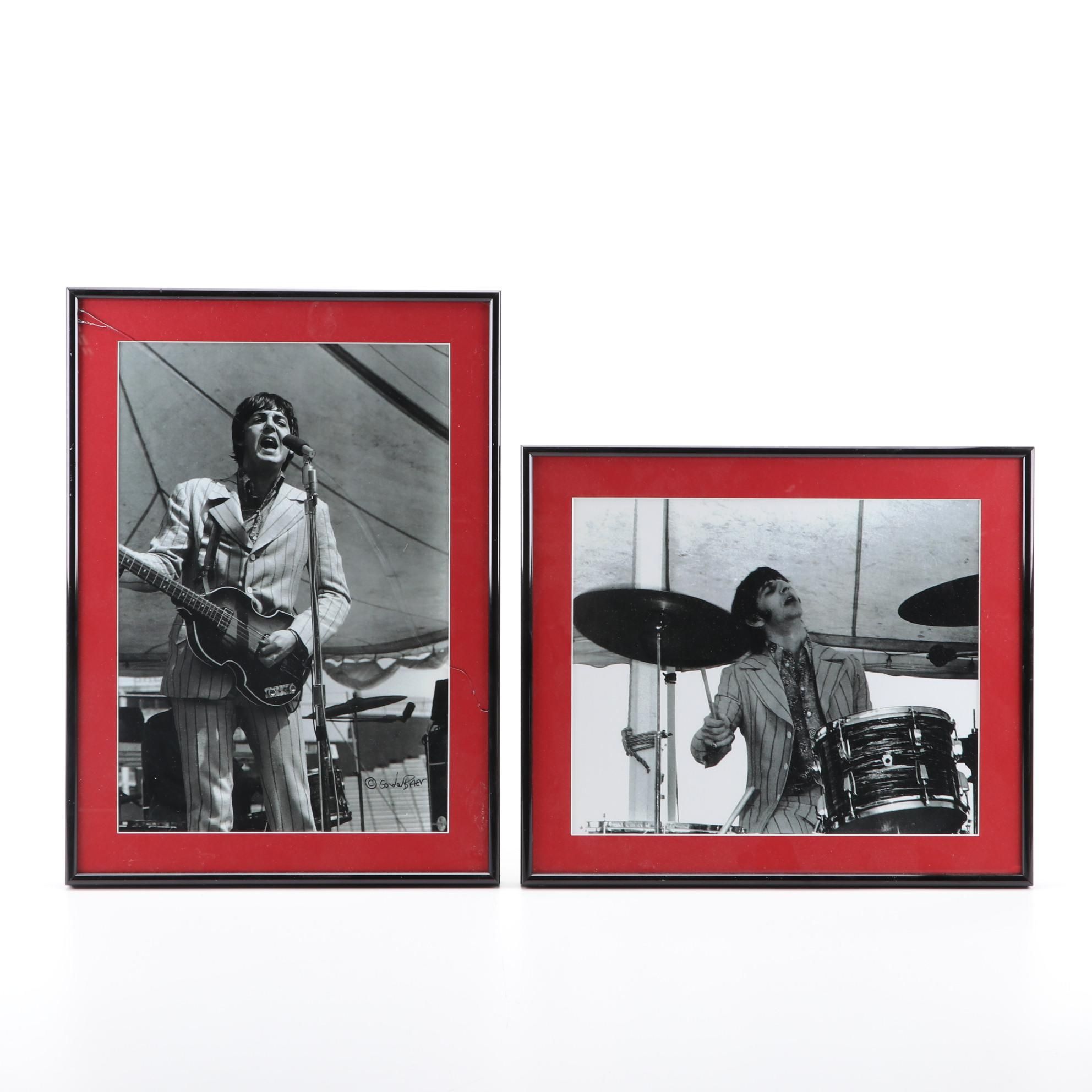 Gordon Baer Individual Pictures of "The Beatles" at Crosley Field in Cincinnati