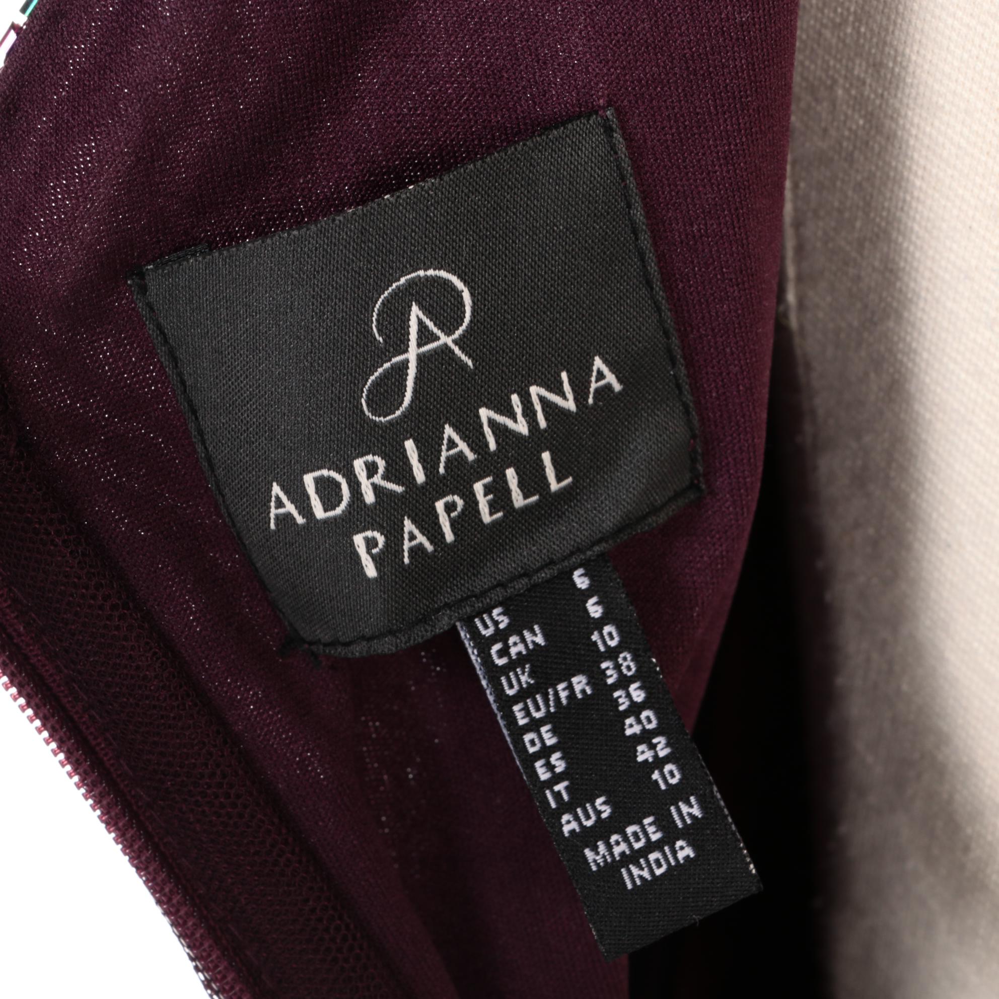 Adrianna Papell and Pisarro Nights Beaded and Sequined Evening Dresses