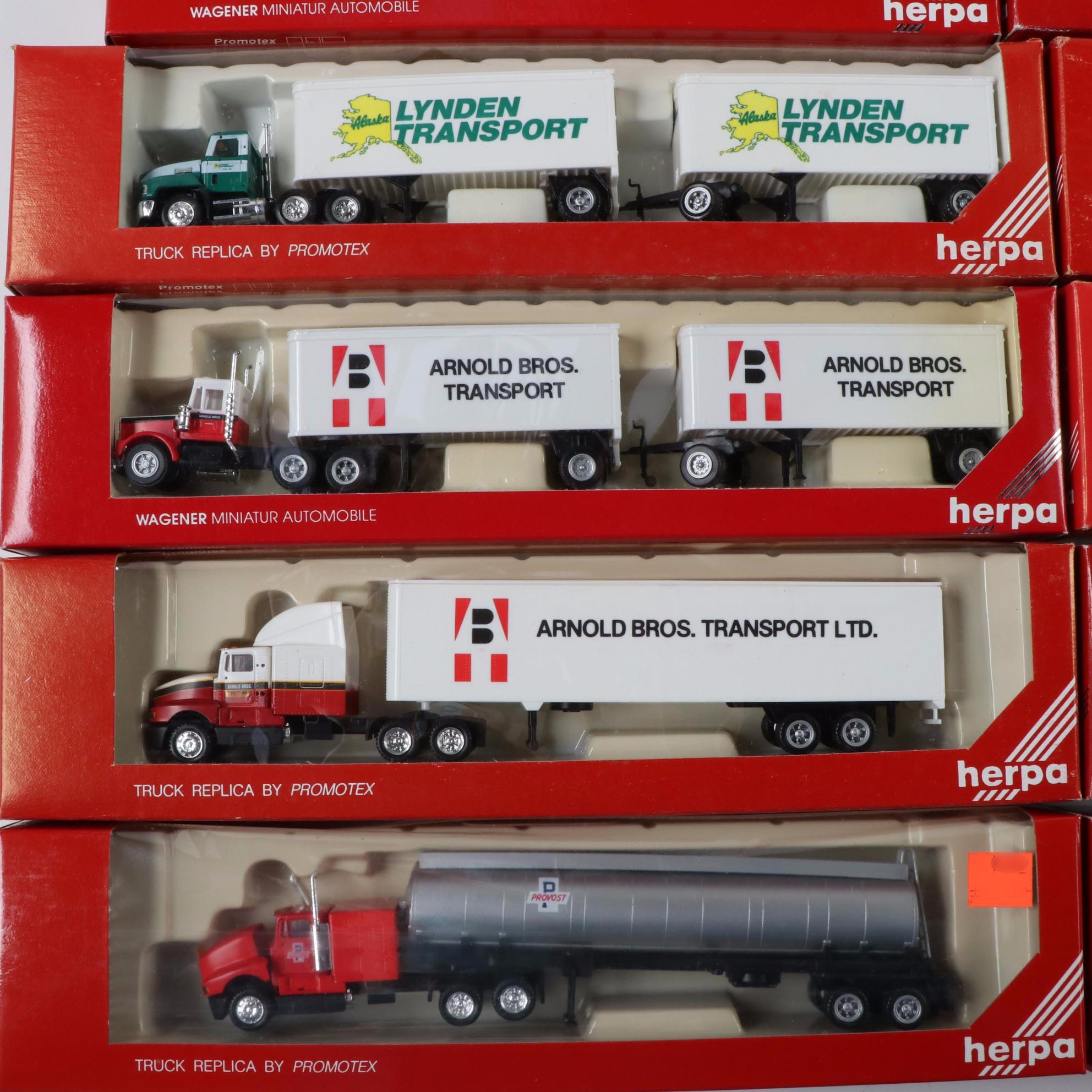 Herpa HO Scale Model Trucks