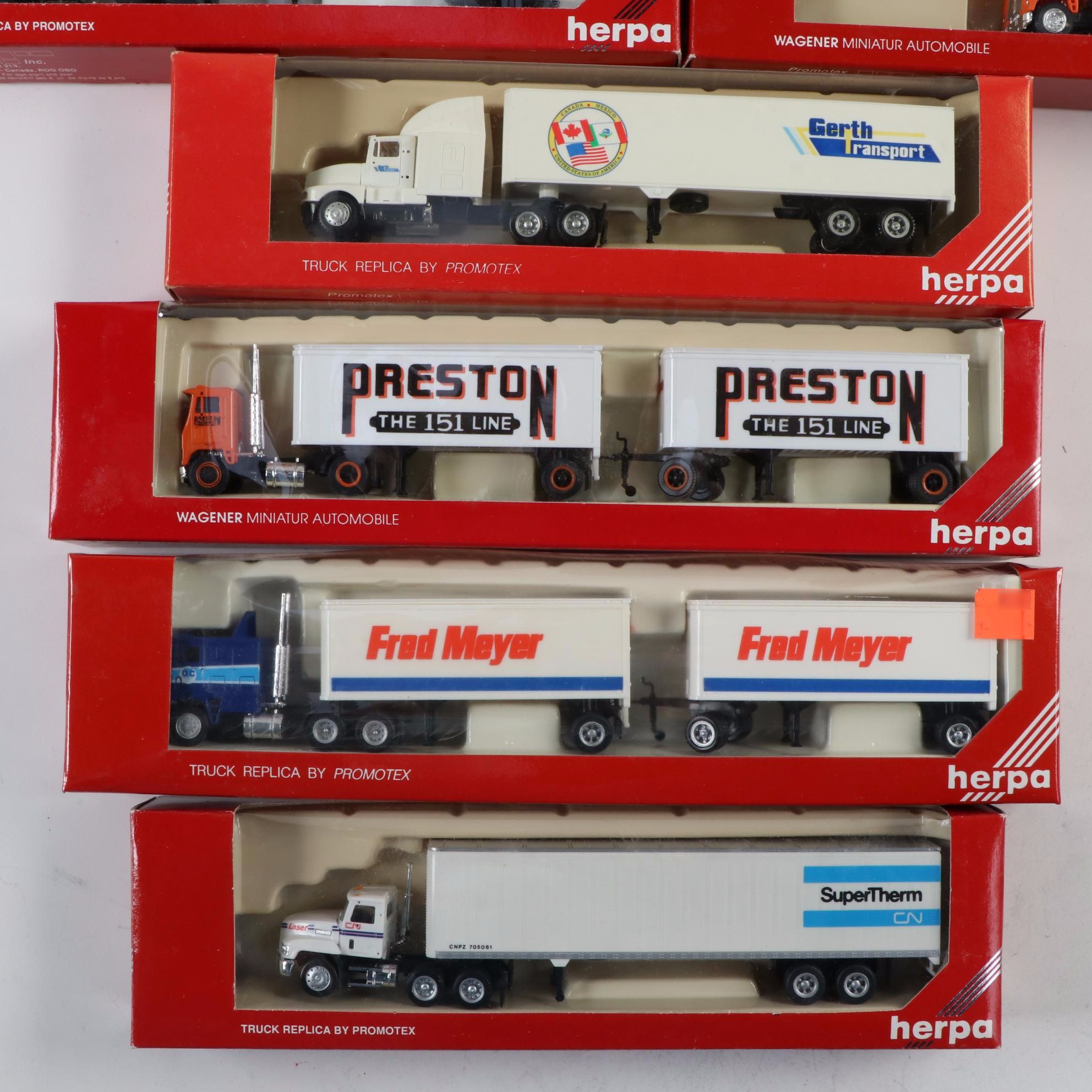 Herpa HO Scale Model Trucks