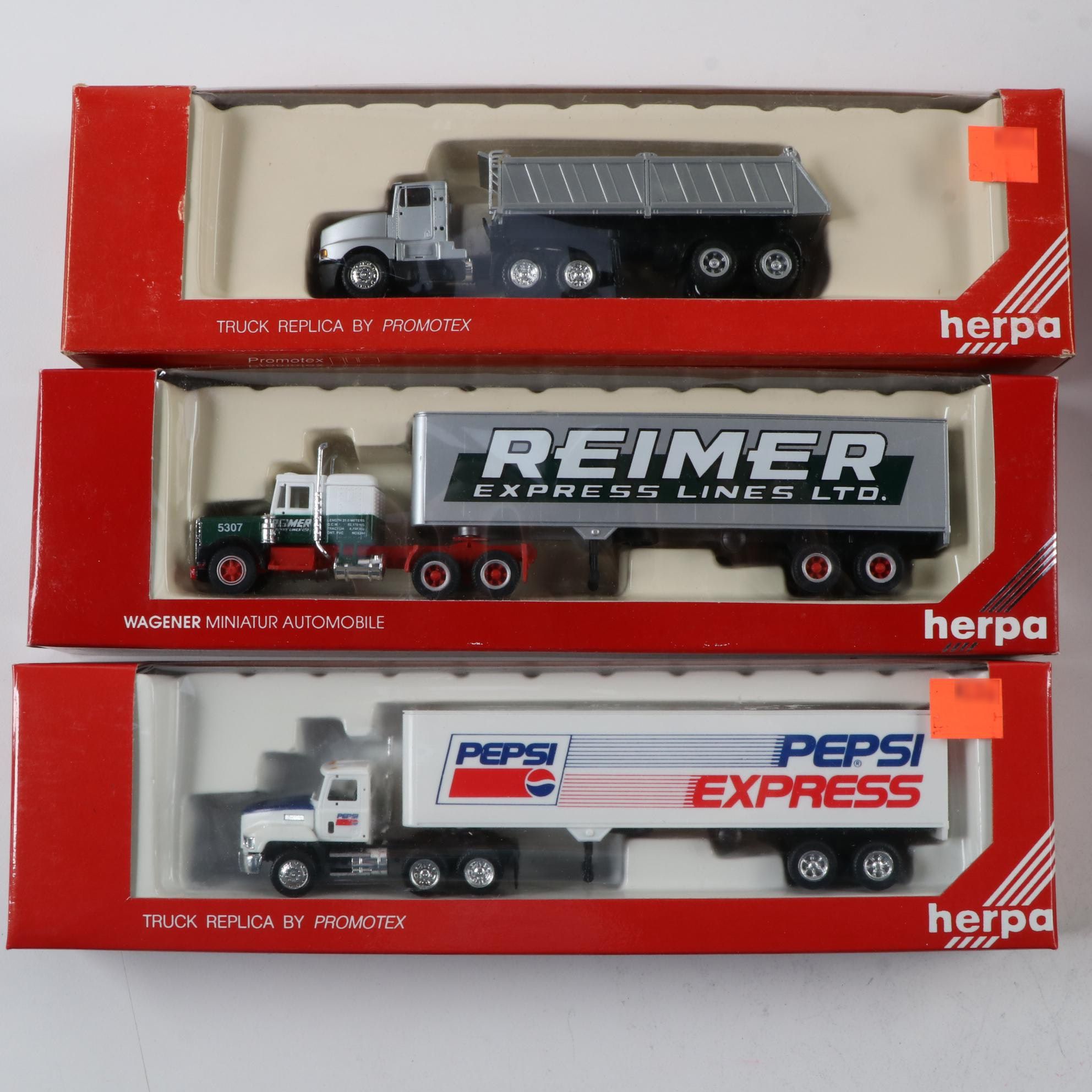 Herpa HO Scale Model Trucks