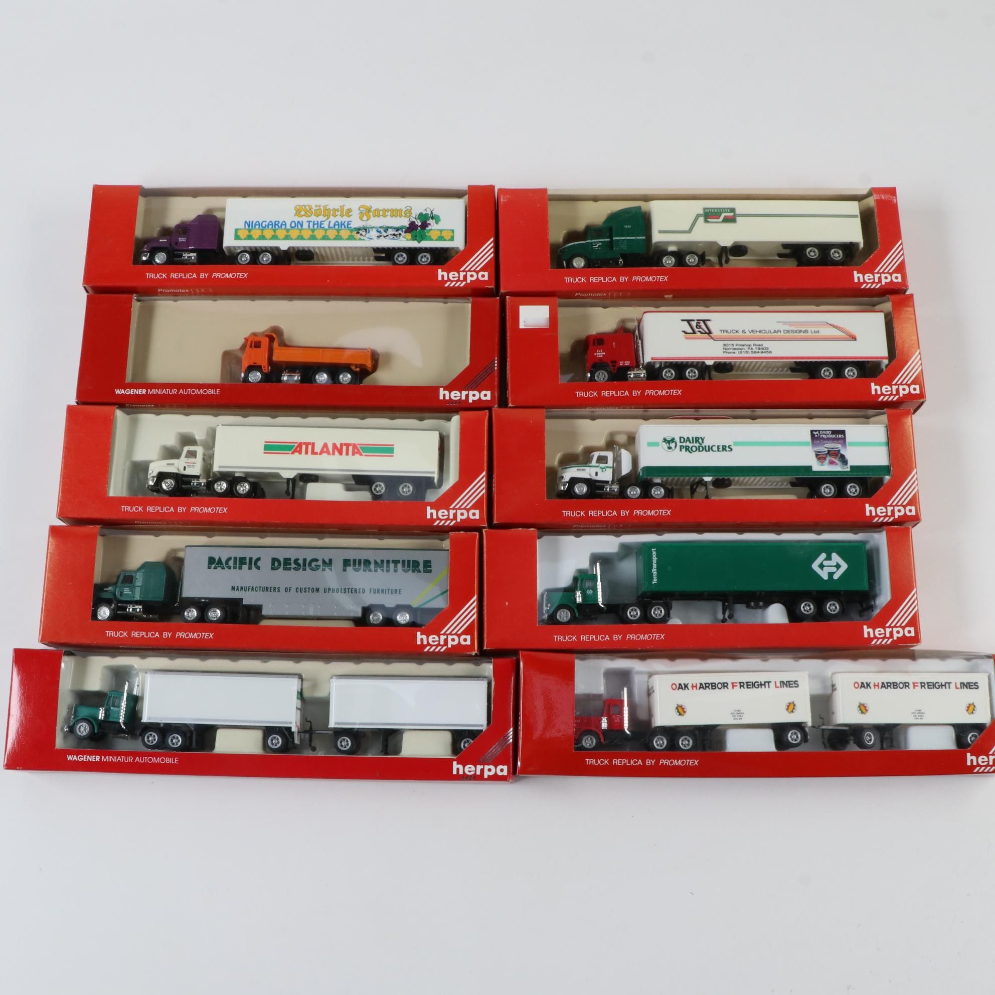 Herpa HO Scale Model Trucks
