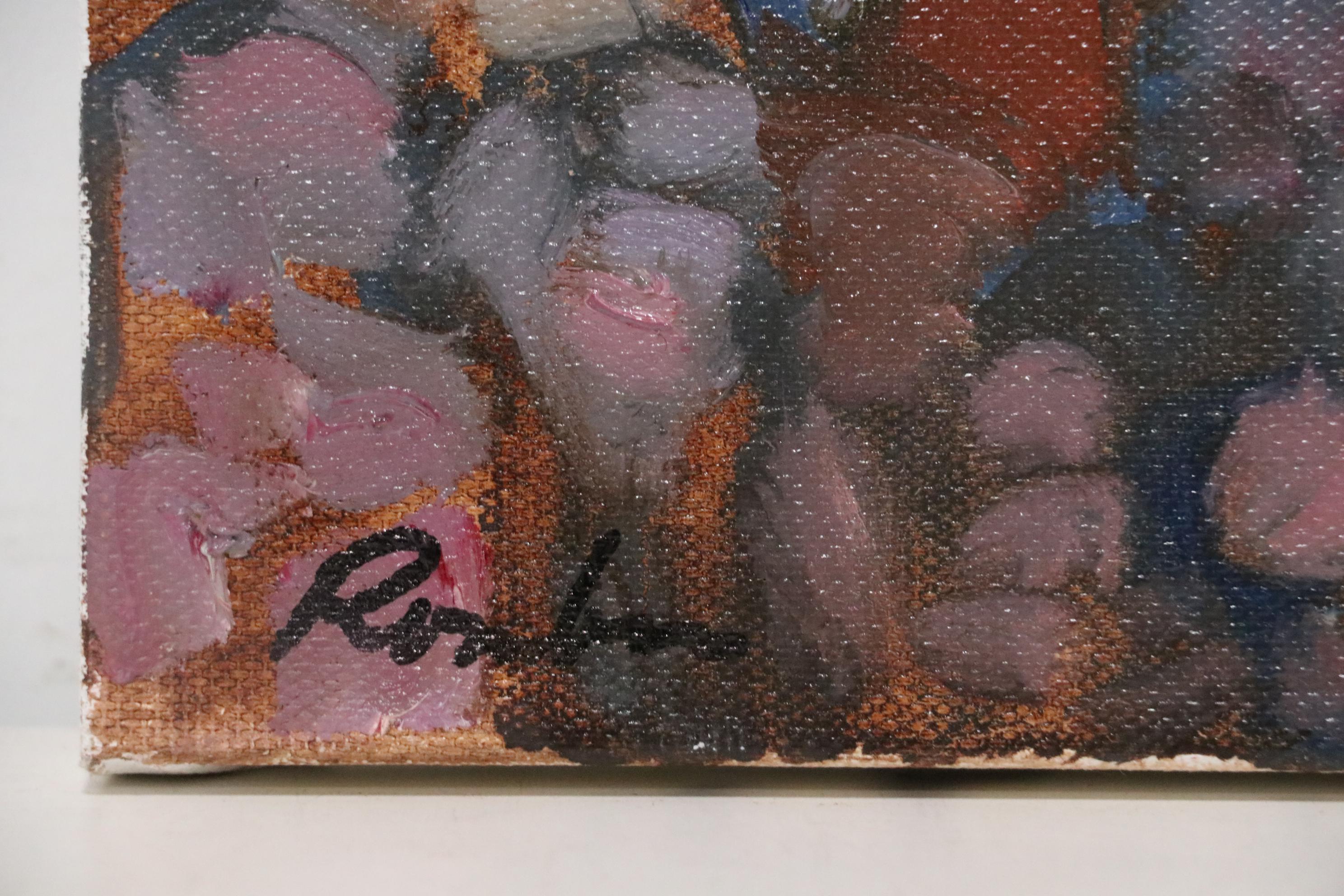 Sally Rosenbaum Oil Painting of Woman Reading