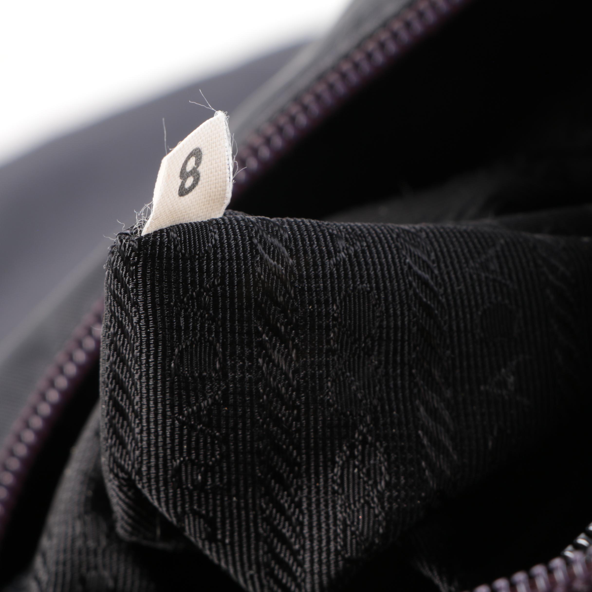 Prada Navy Blue Tessuto Messenger Bag in Nylon and Leather