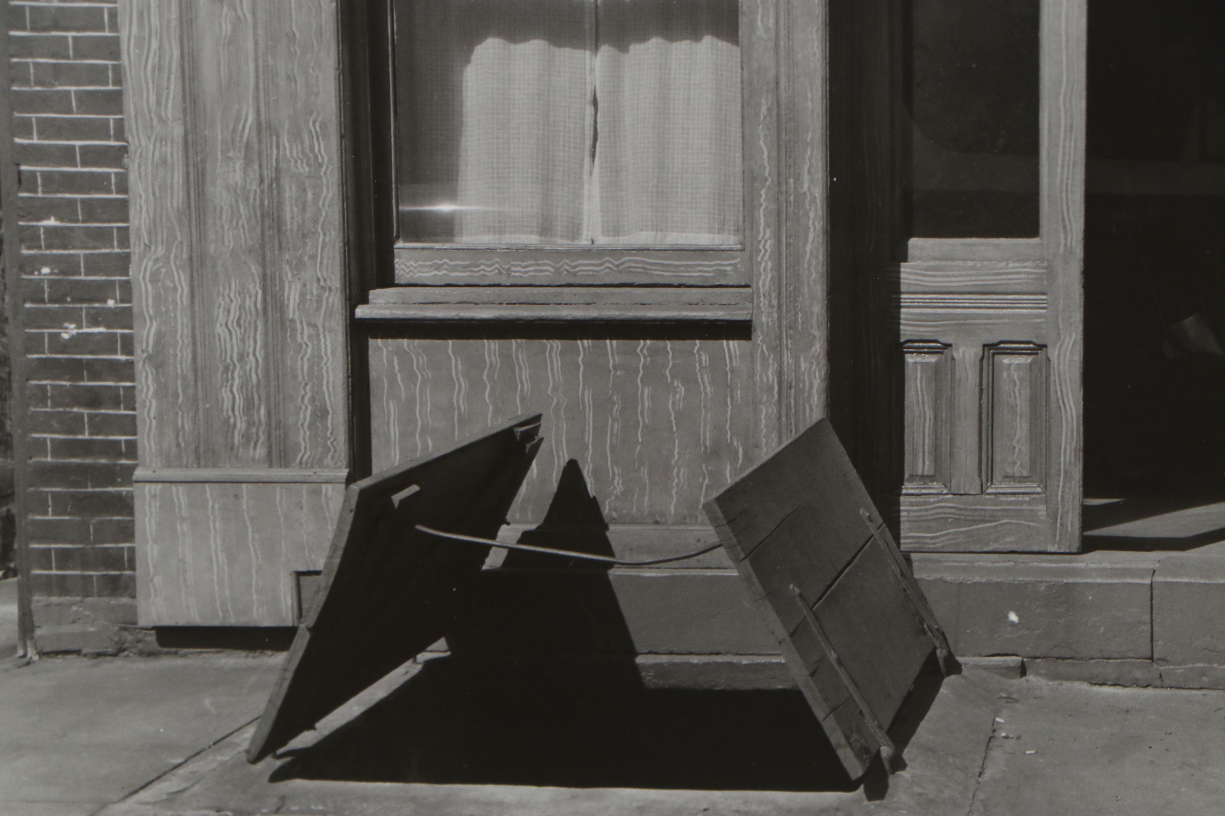 A. Aubrey Bodine Silver Gelatin Photograph "Fells Point Barber Shop," 1956