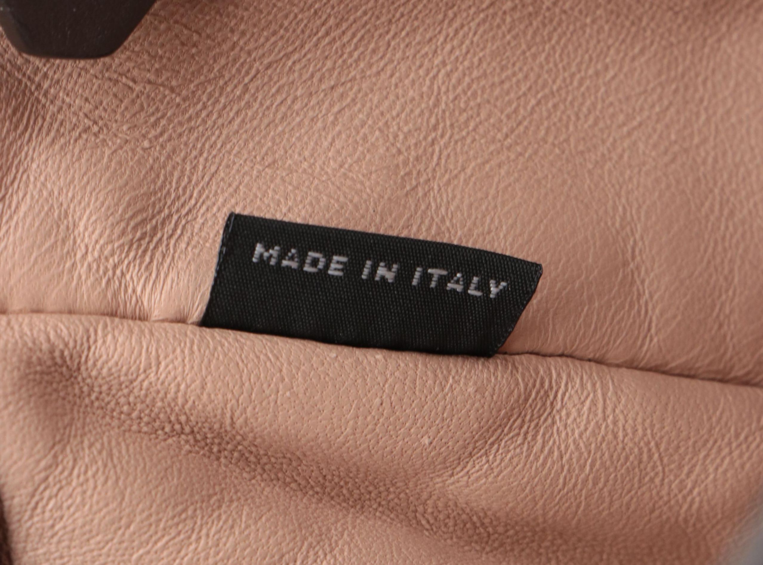 Prada Open City Tote in Taupe Calfskin Leather