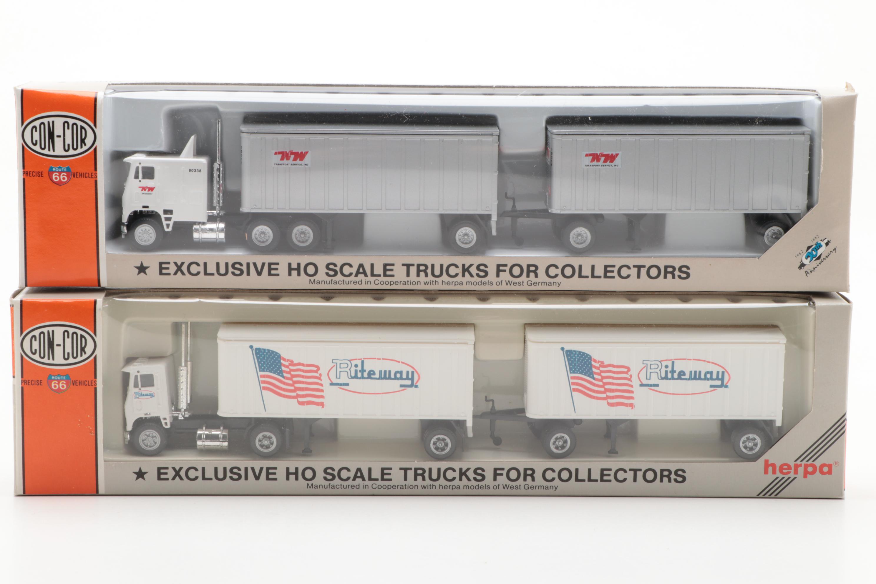 Collection of Con-Cor HO Scale Trucks