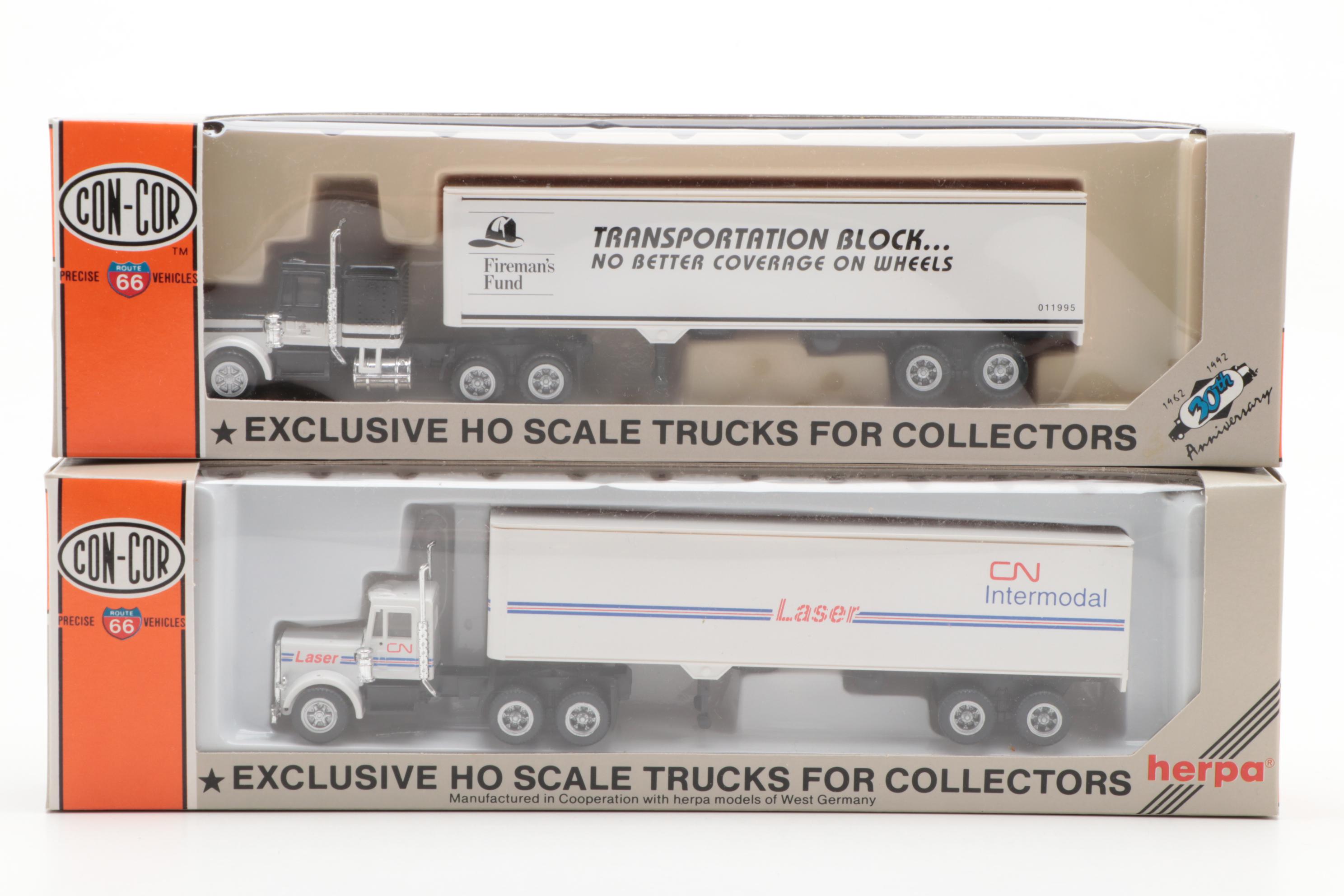 Collection of Con-Cor HO Scale Trucks