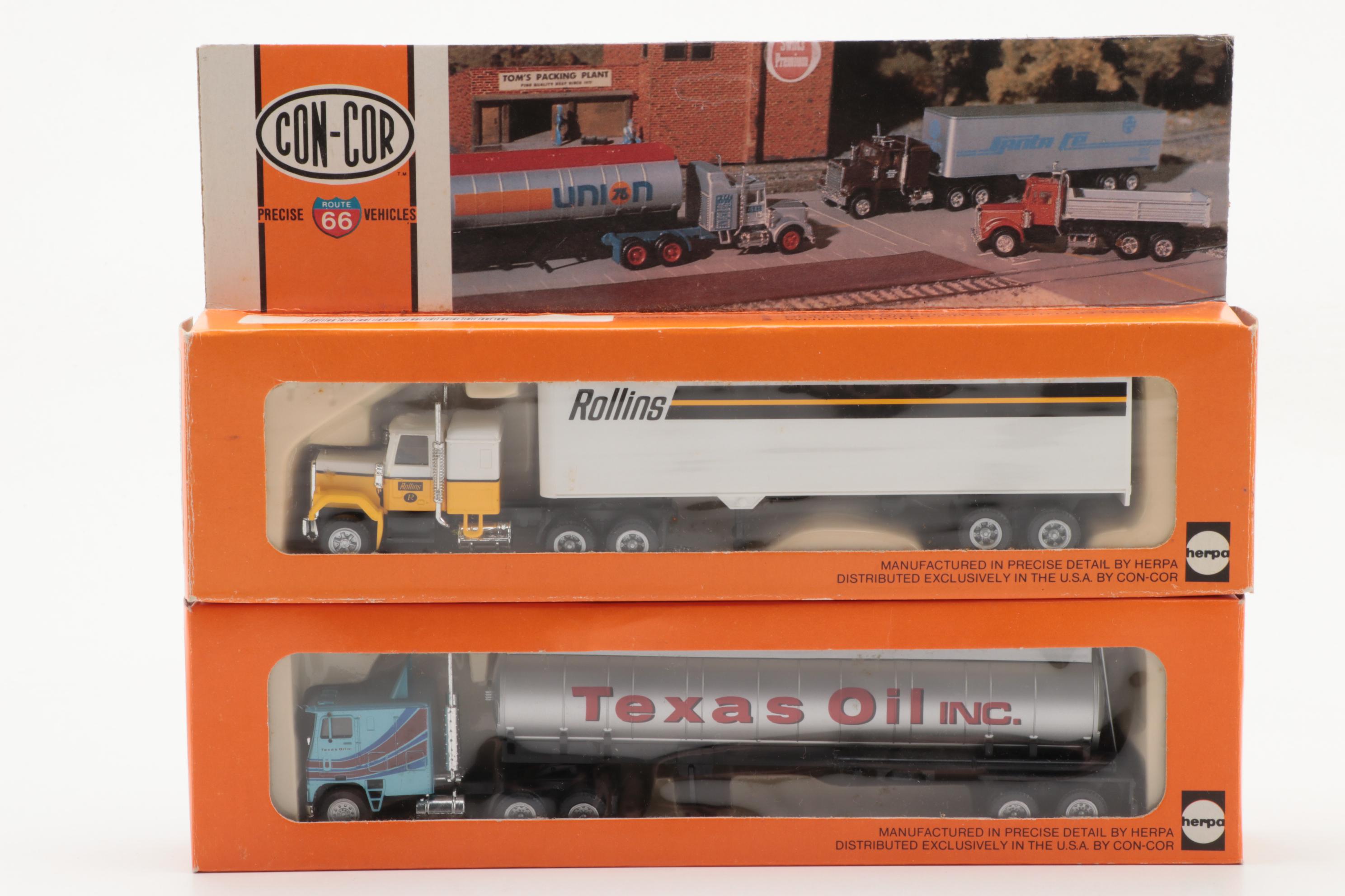 Con-Cor HO Scale Model Trucks