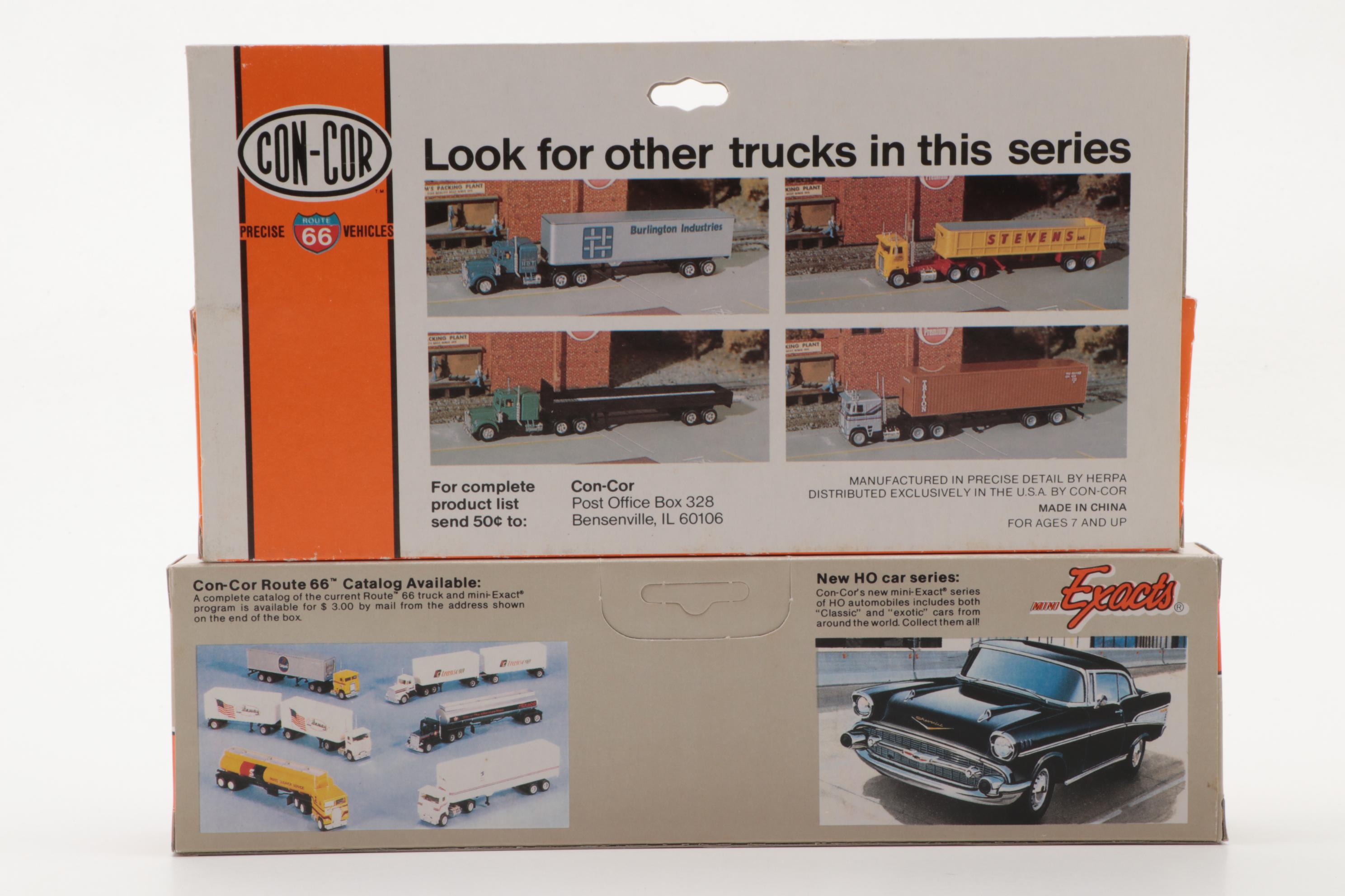 Con-Cor HO Scale Model Trucks