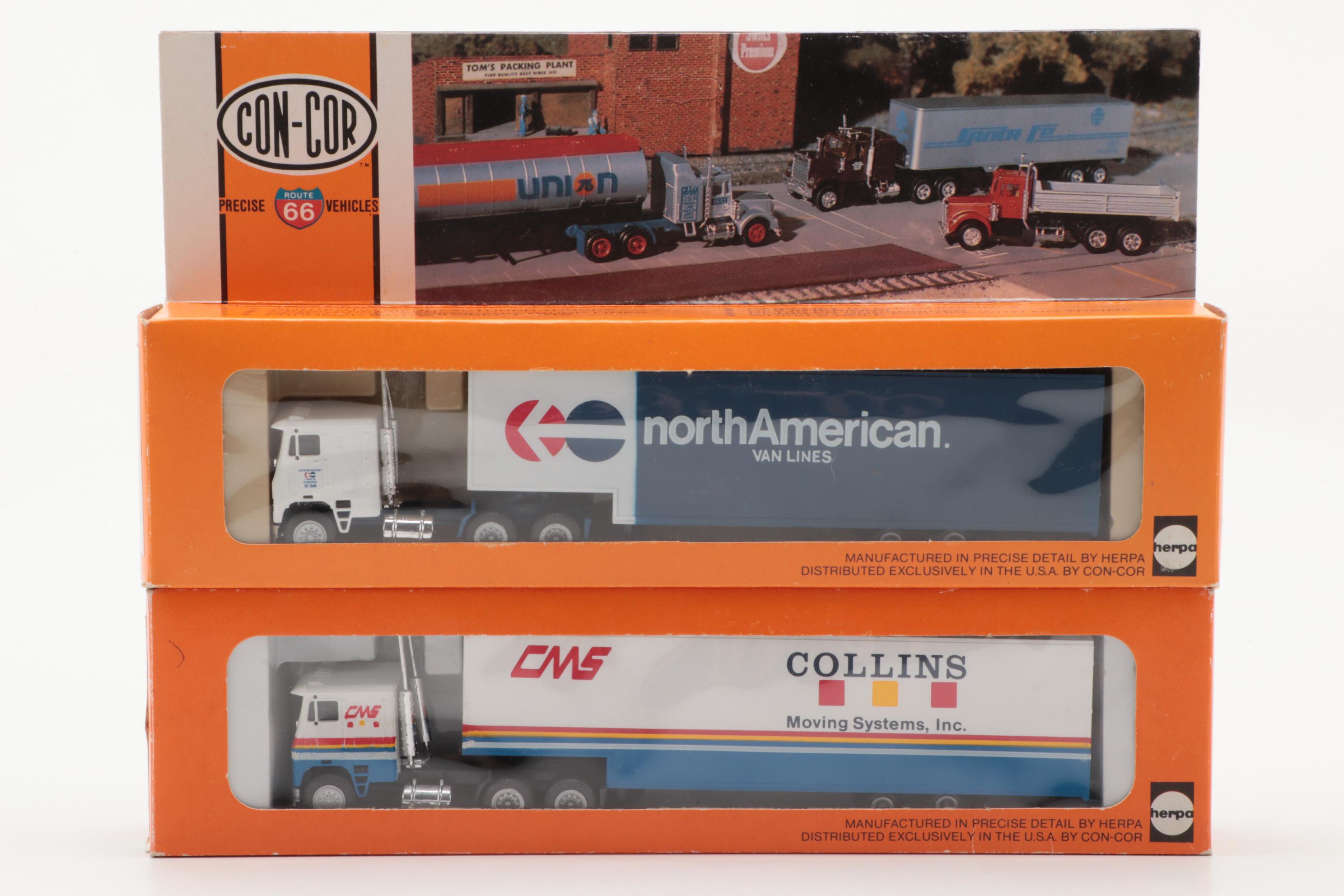 Con-Cor HO Scale Model Trucks