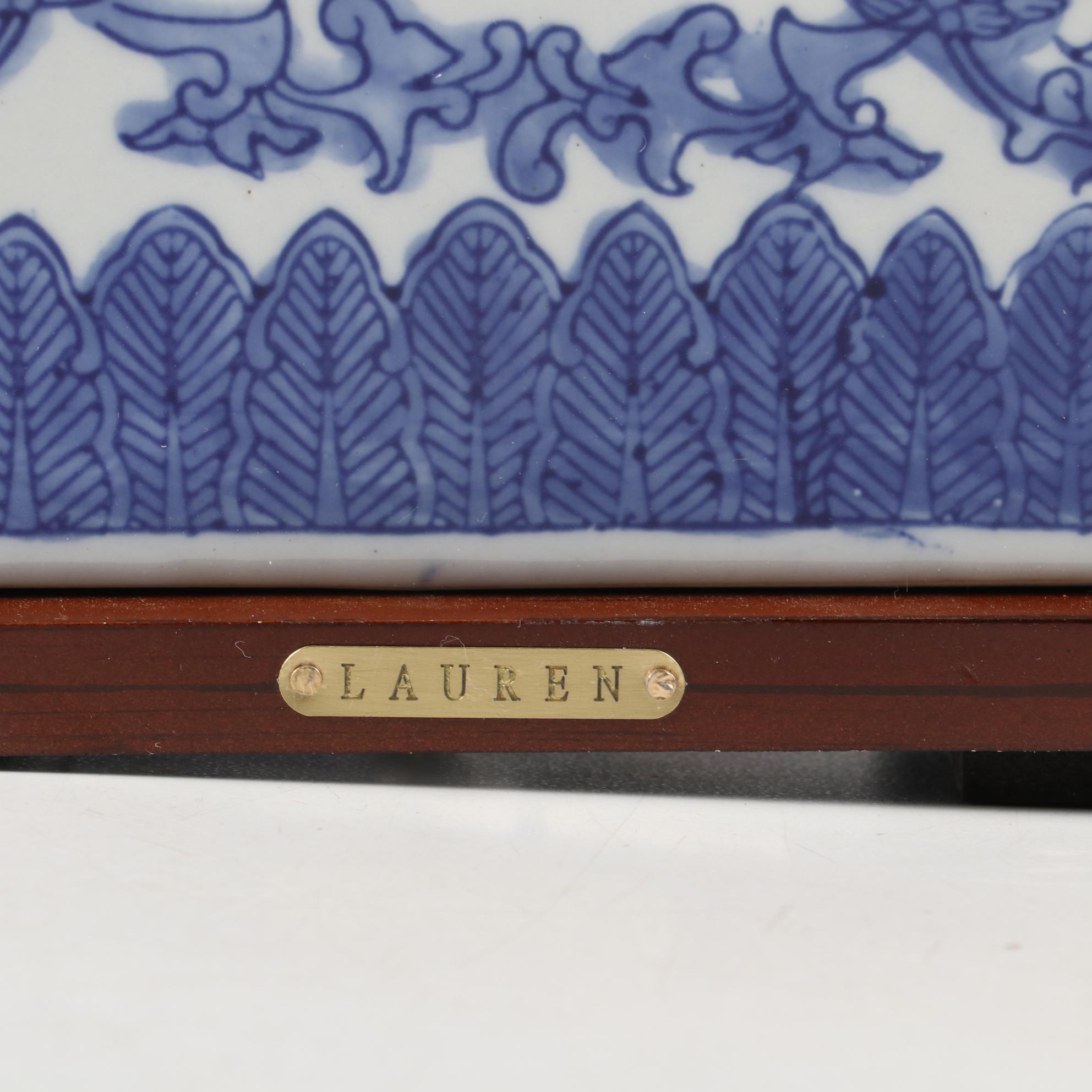 Pair of Ralph Lauren Chinoiserie Lamps, 21st Century