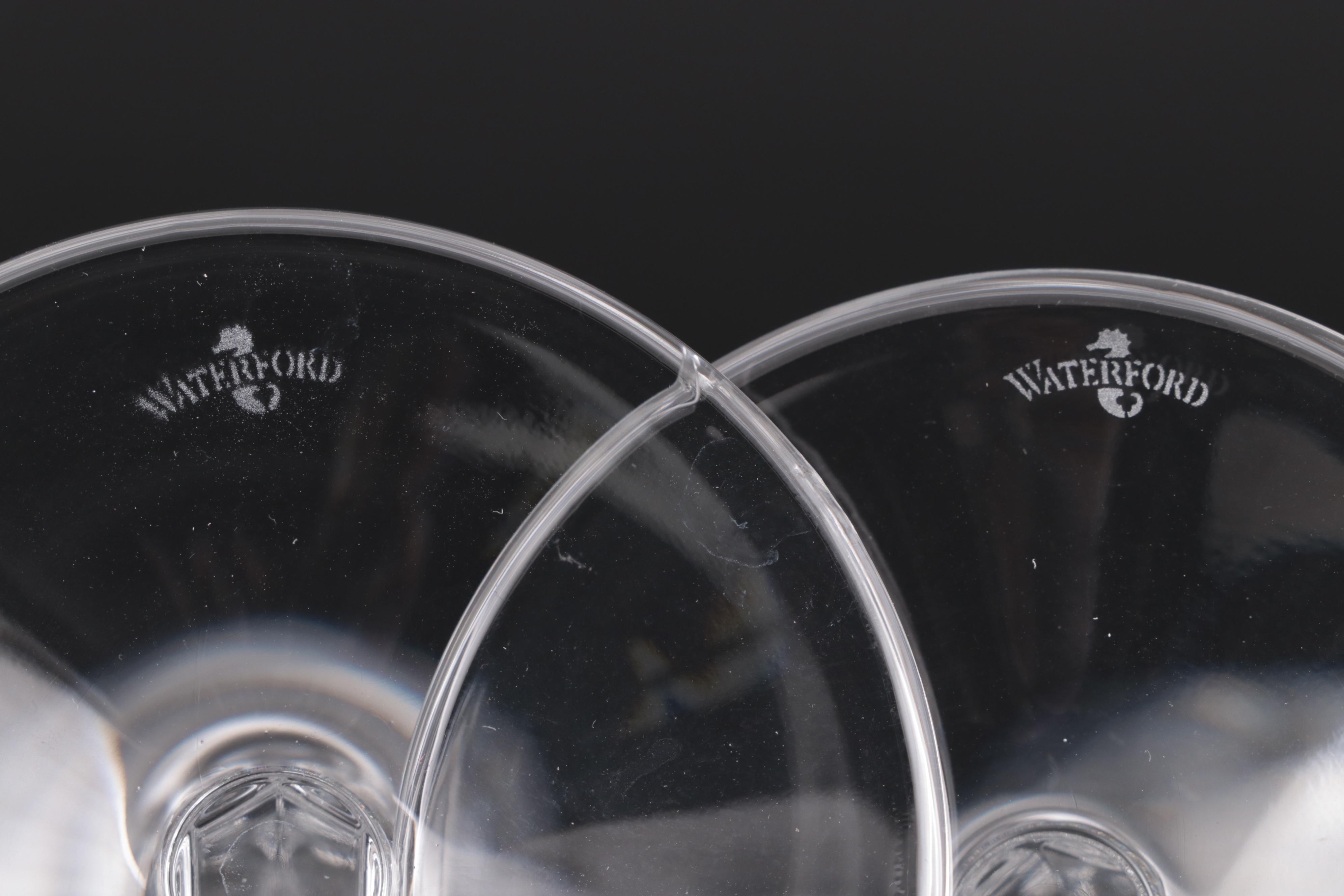 Waterford "Kelsey" Crystal Water Goblets, 1995–2018