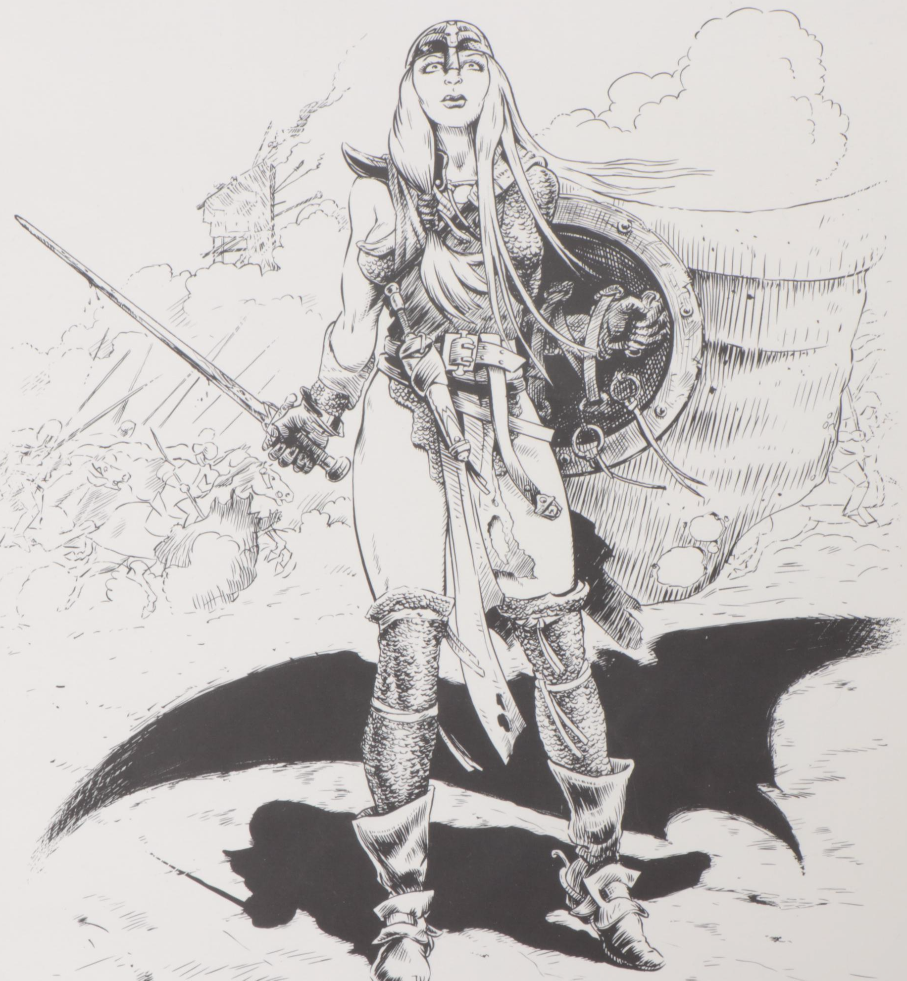 Gary Barker, Jamr Burchett, Allen Freeman Drawings and Sketches