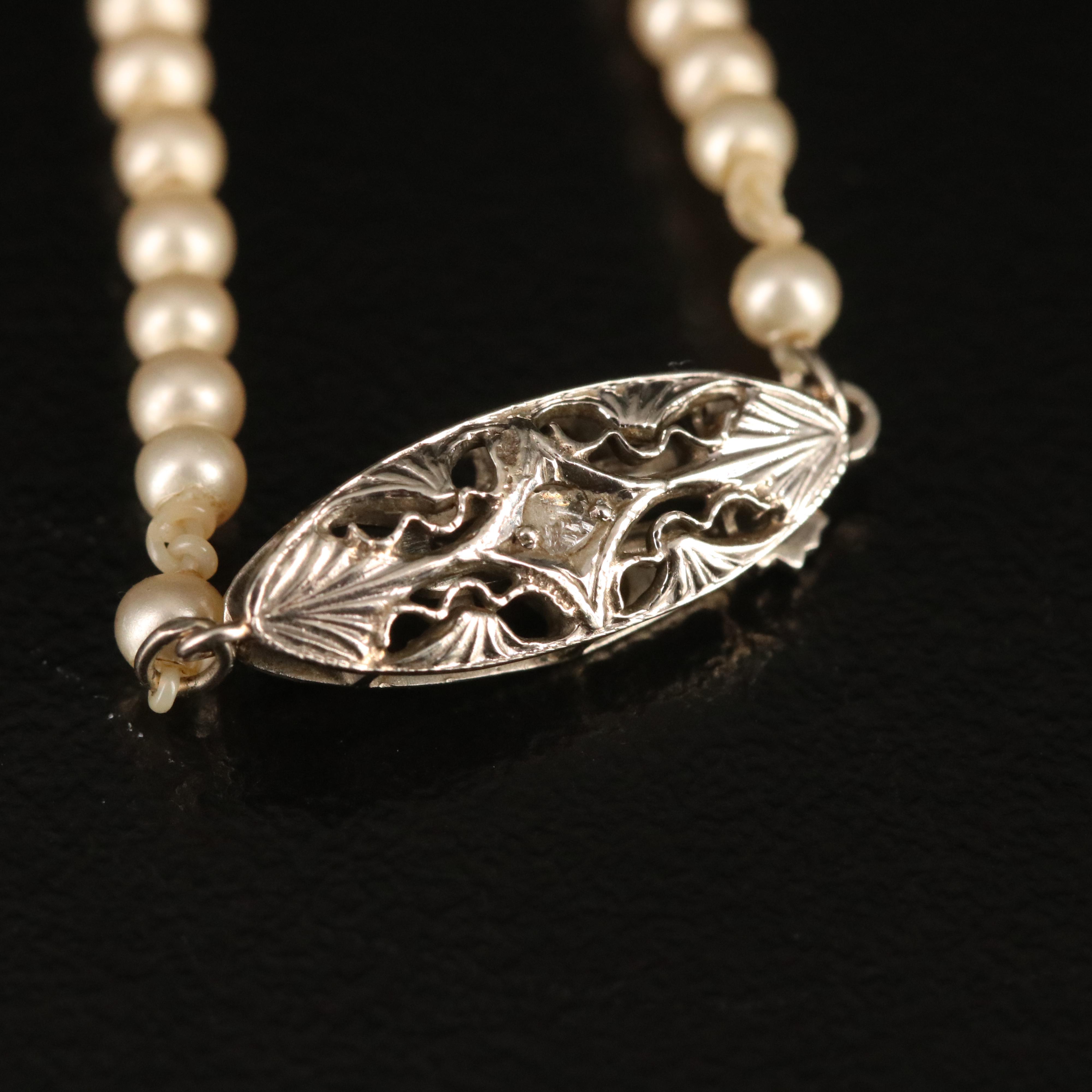 Necklaces with Vintage 14K Clasps, Gemstones and Baroque Pearls