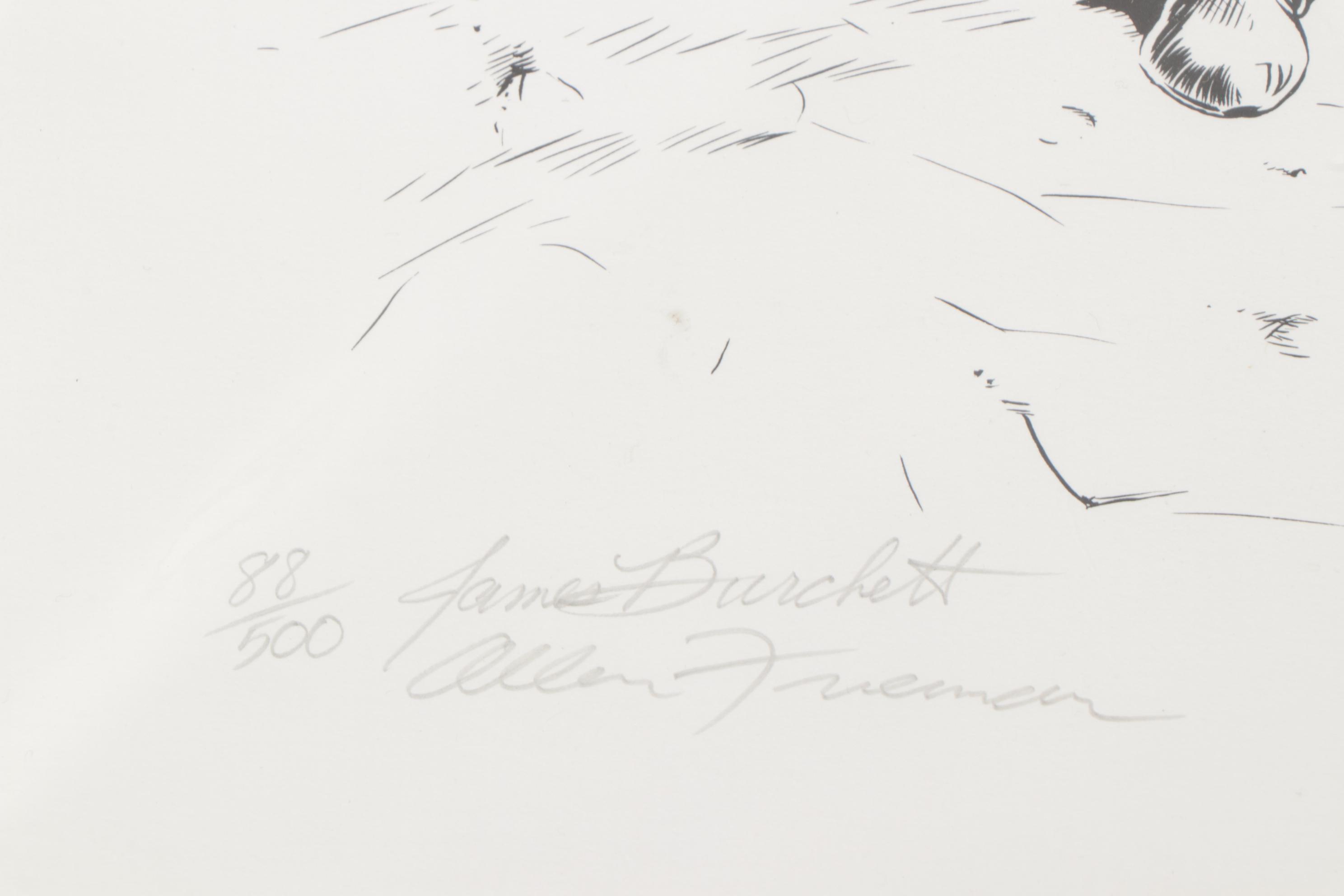 Gary Barker, Jamr Burchett, Allen Freeman Drawings and Sketches