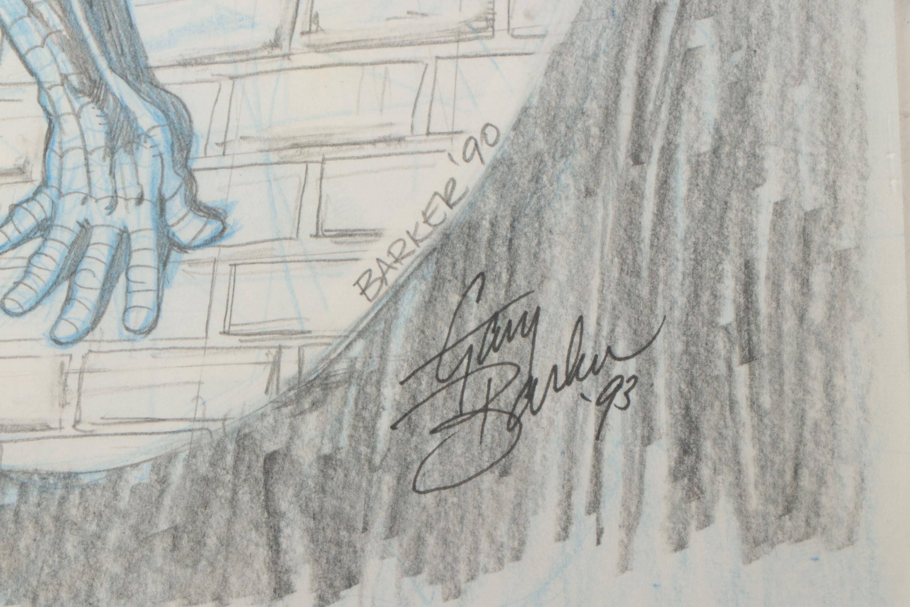 Gary Barker, Jamr Burchett, Allen Freeman Drawings and Sketches