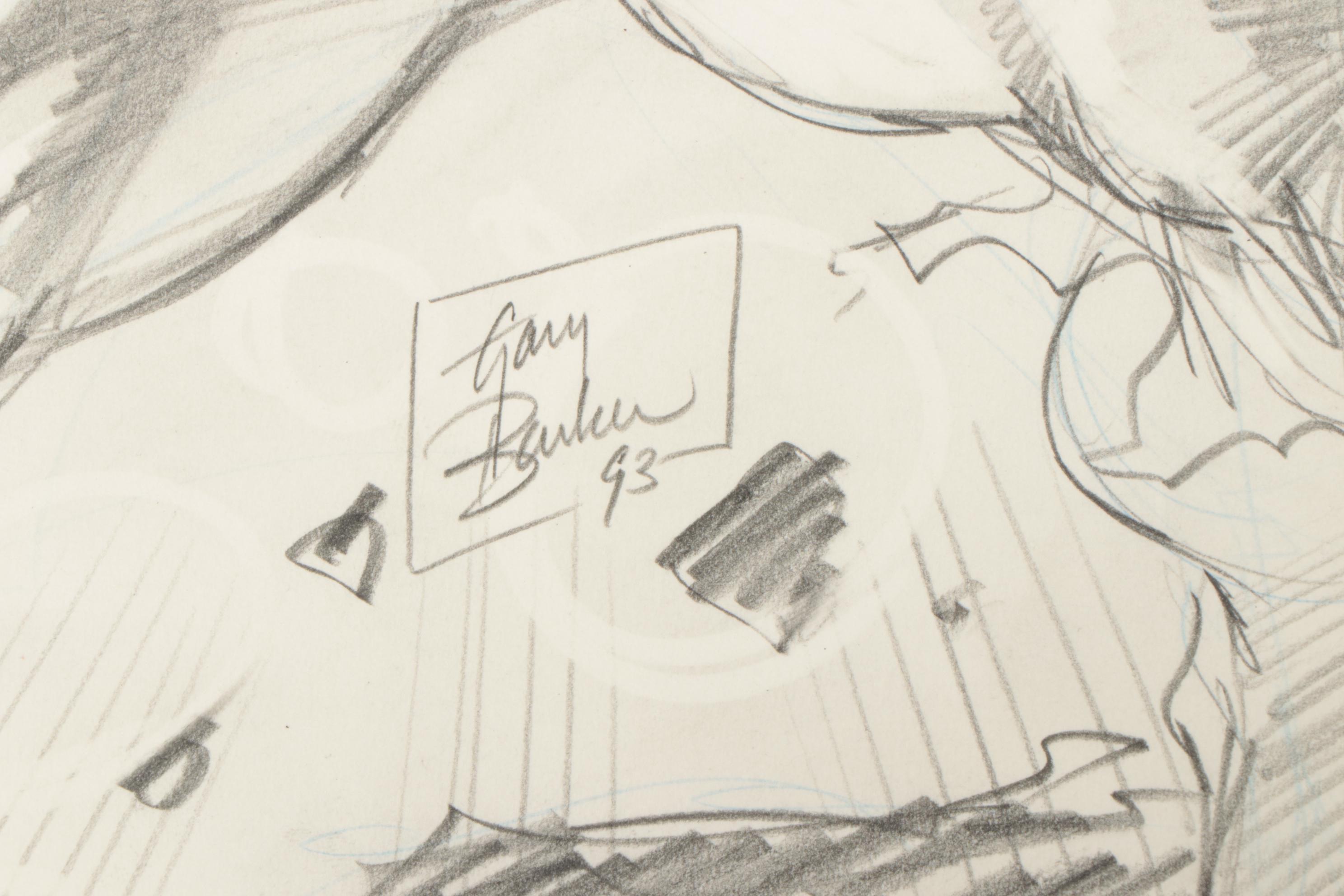 Gary Barker, Jamr Burchett, Allen Freeman Drawings and Sketches