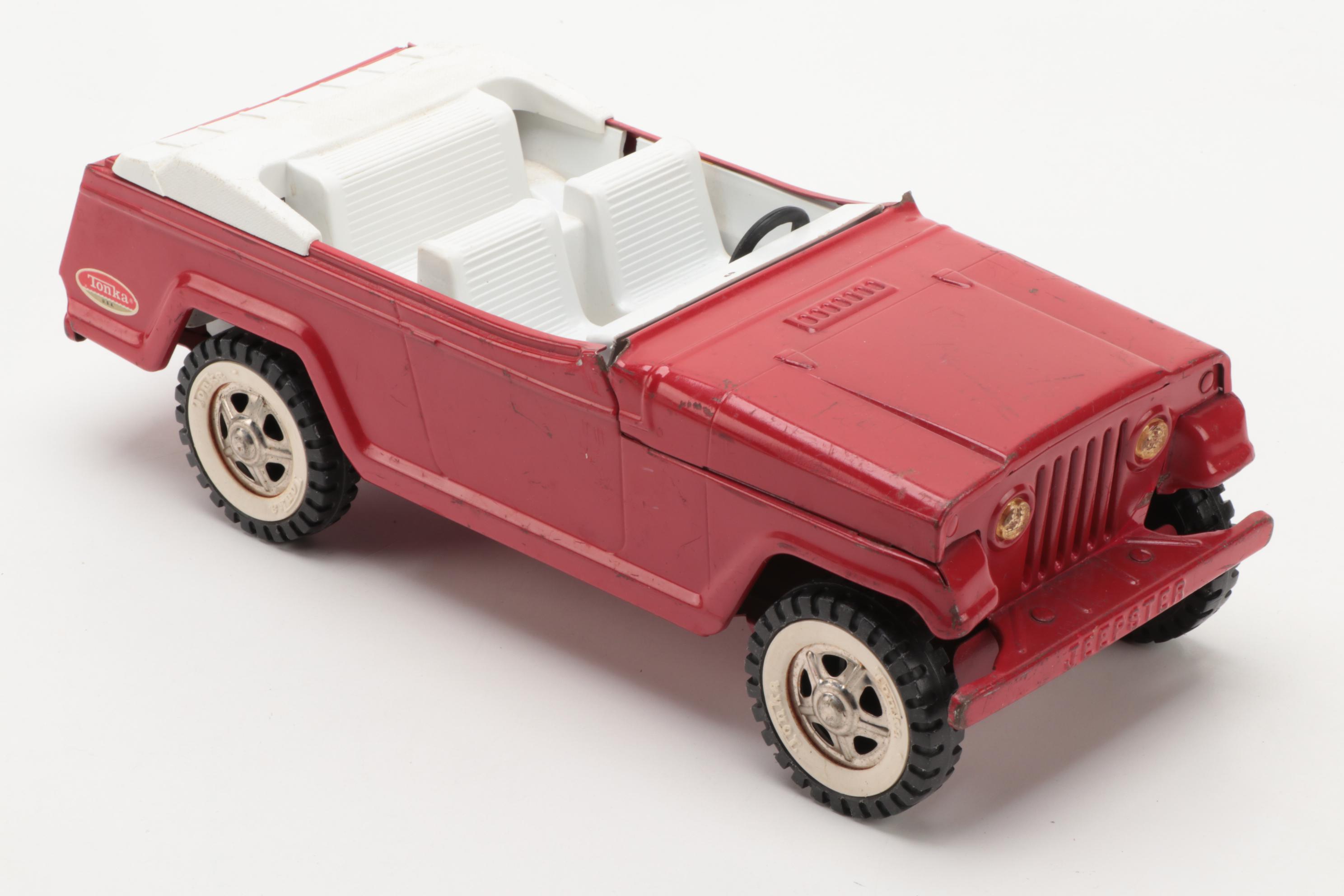 Tonka Pressed Steel Jeepster and Other Vehicles