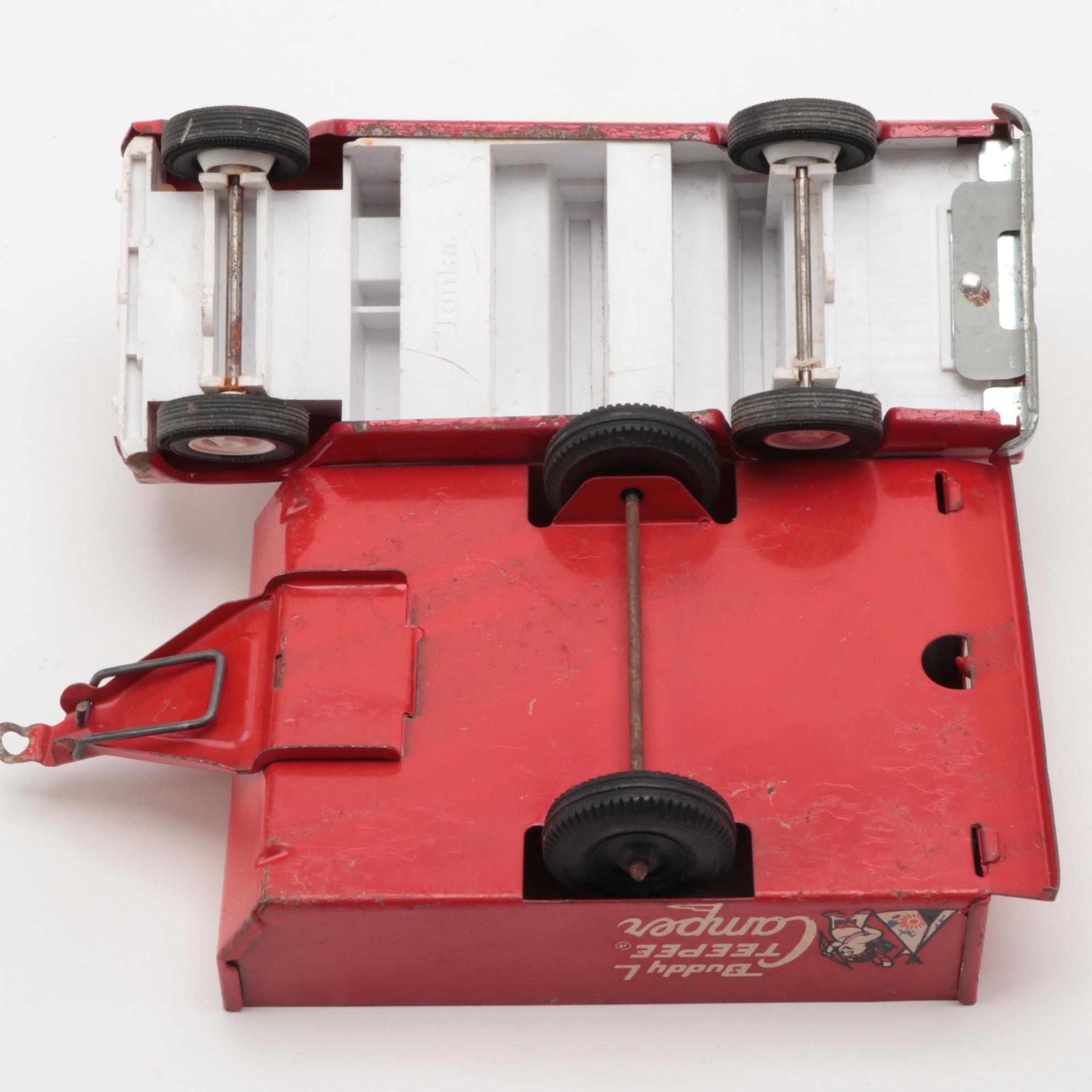 Tonka Pressed Steel Jeepster and Other Vehicles