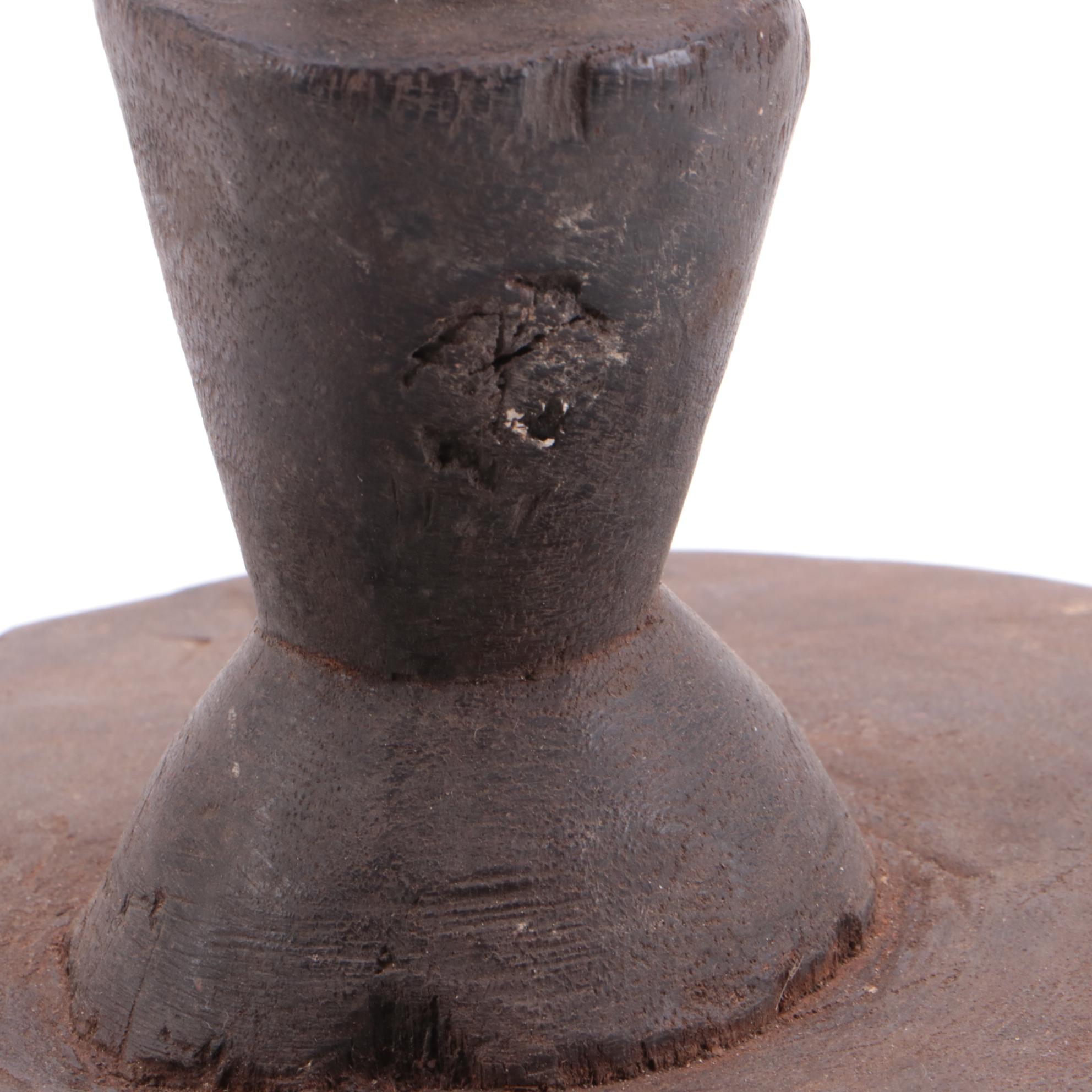 Zaramo-Kwere Style "Mwana Hiti" Figure and Stand, East Africa