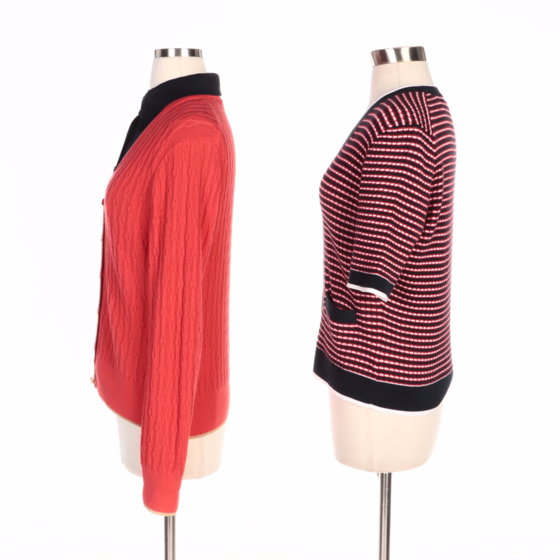 Brooks Brothers Knit Cardigans and Collared Button-Up Shirt