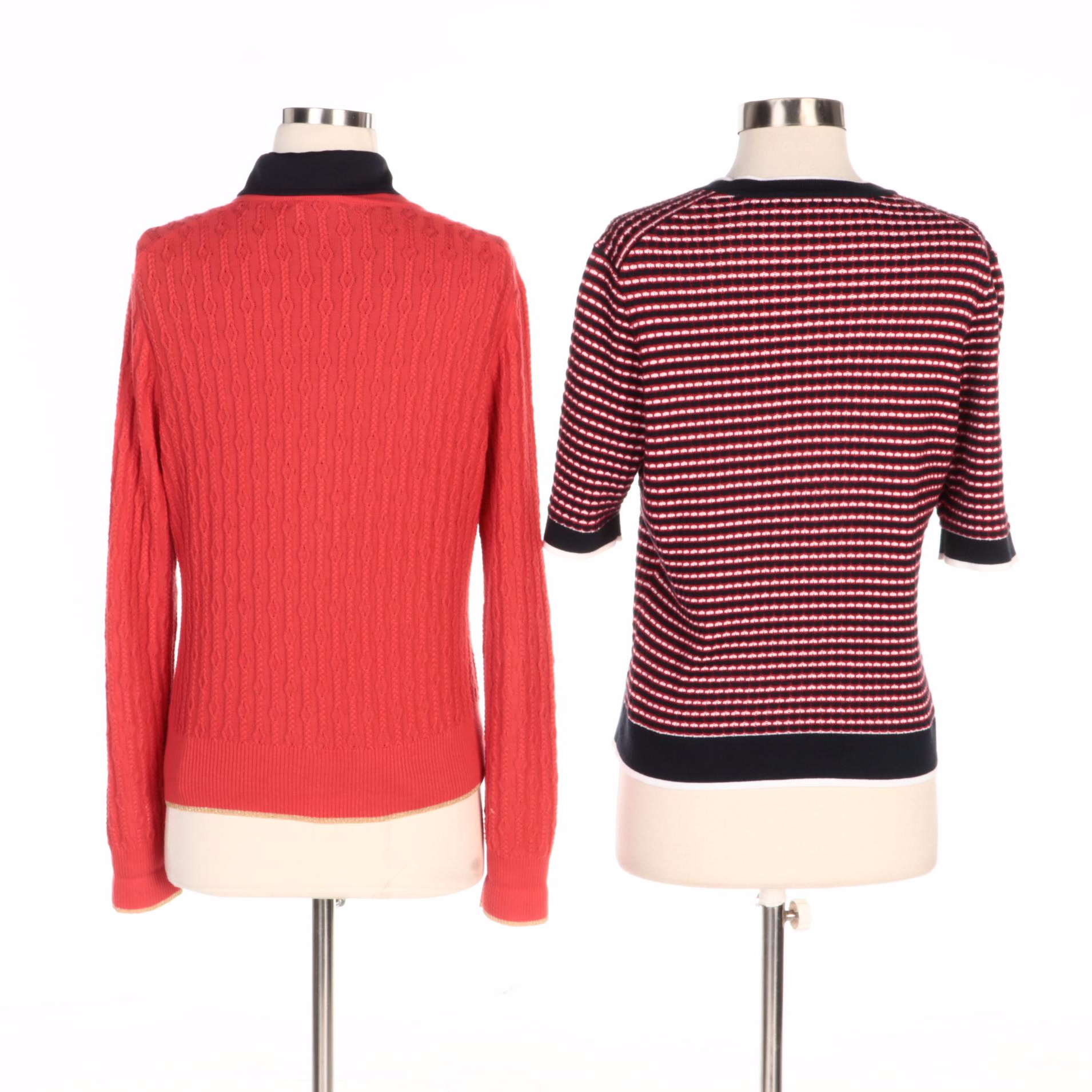 Brooks Brothers Knit Cardigans and Collared Button-Up Shirt