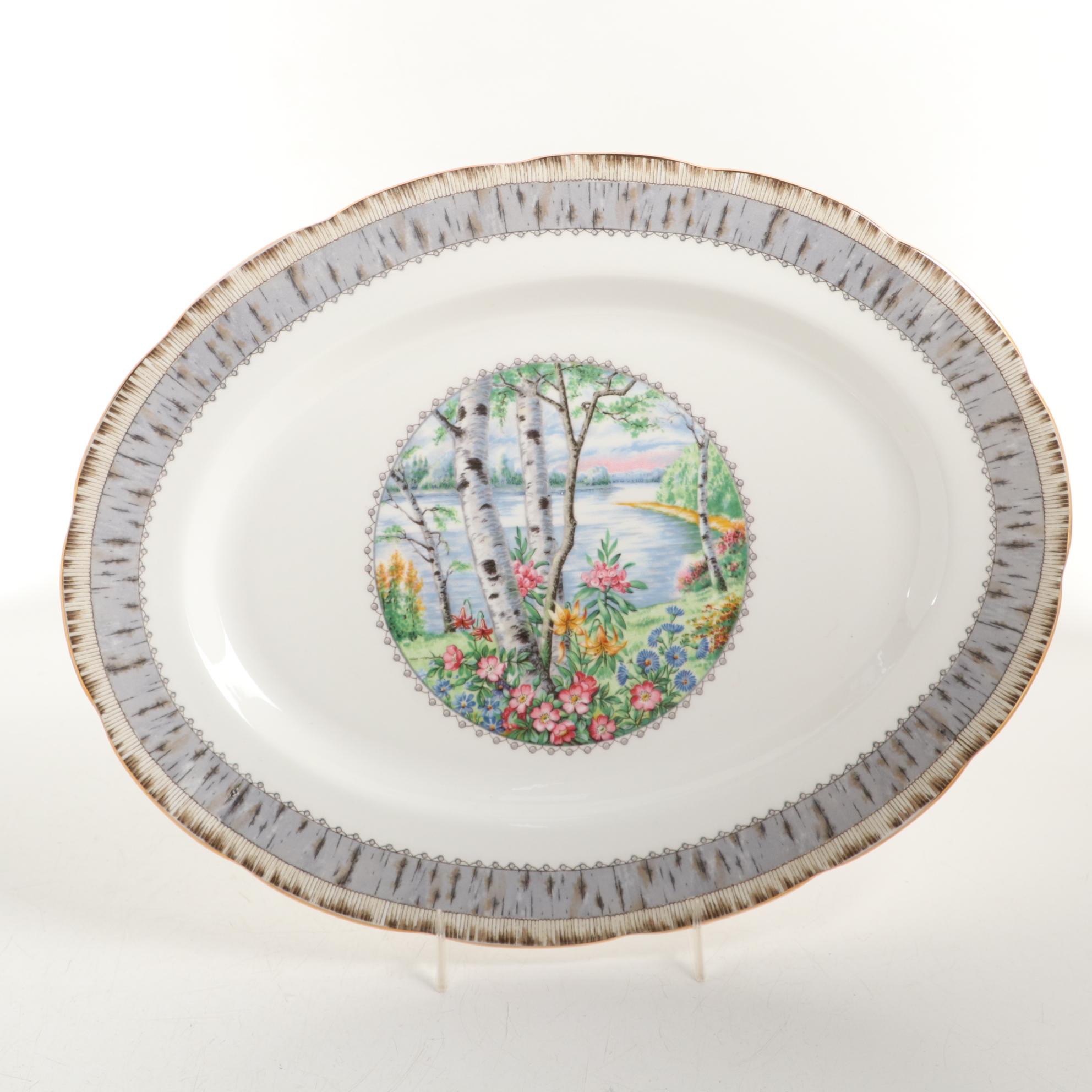 Royal Albert "Silver Birch" Bone China Dinnerware, 1975–1997