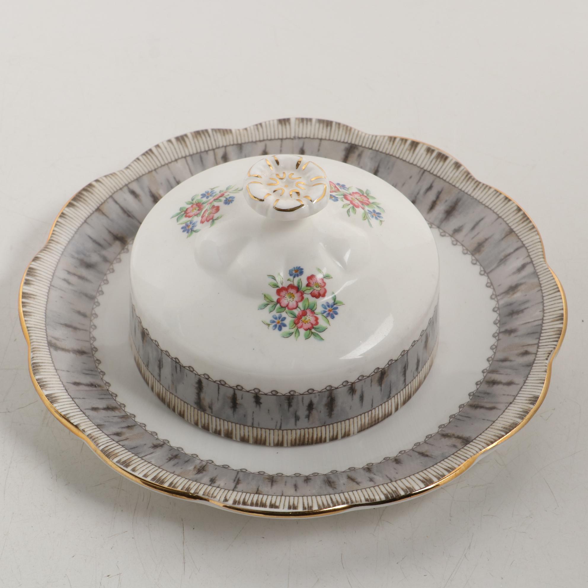 Royal Albert "Silver Birch" Bone China Dinnerware, 1975–1997